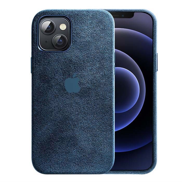 KShop iPhone 13 Alcantara Case - Royal Blue