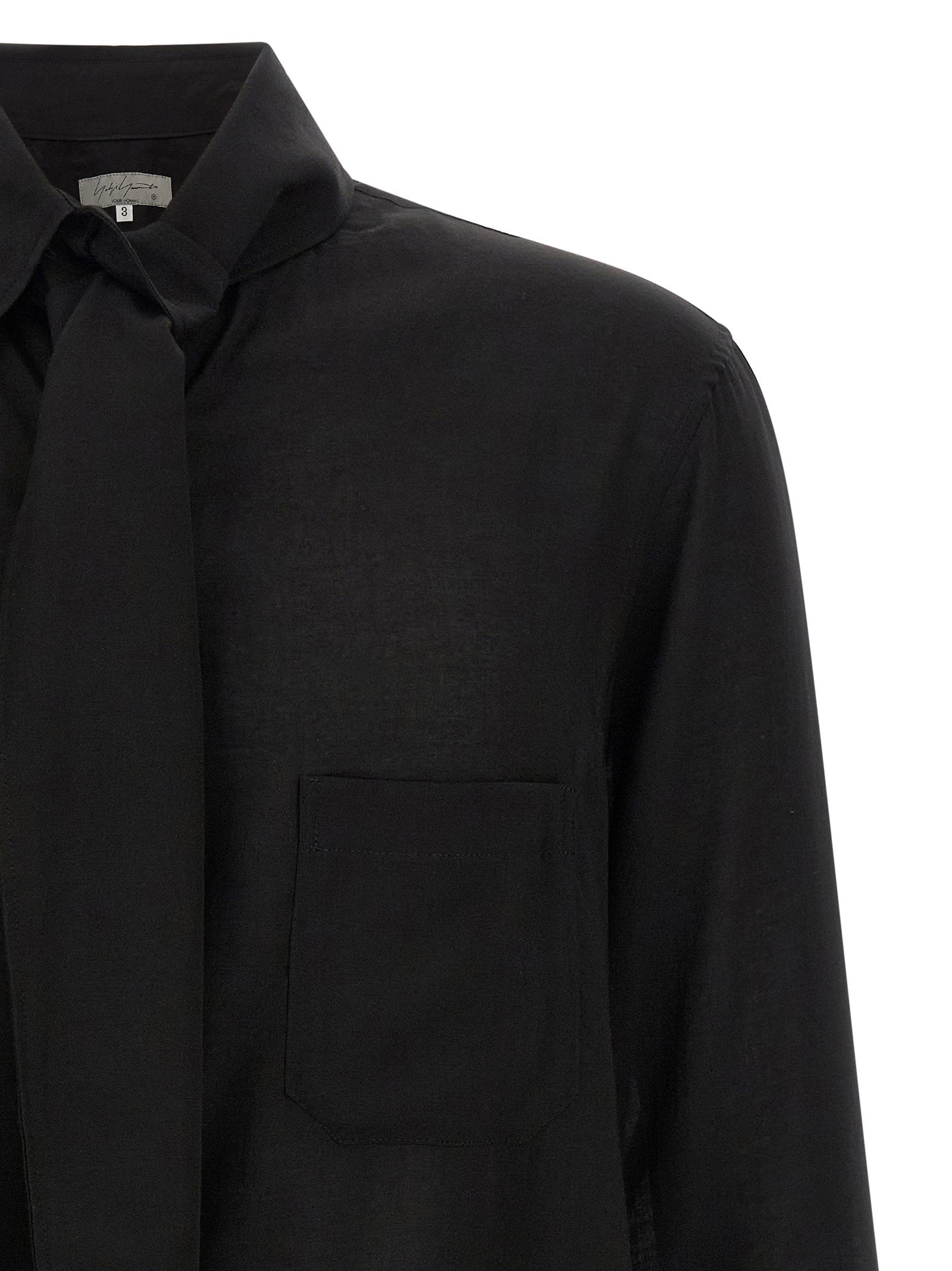 Yohji Yamamoto Stole Collar Shirt - view 3