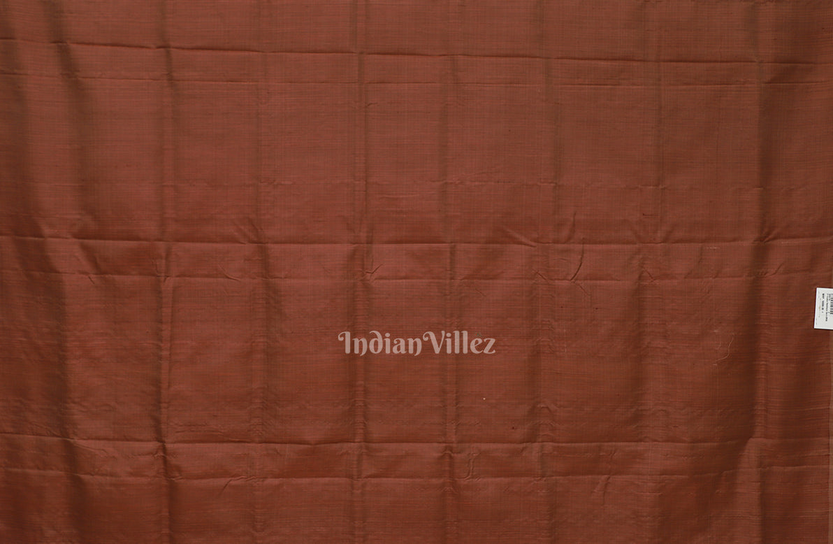 IndianVillèz Yellow Orange Phoda Kumbha Theme Odisha Ikat Contemporary Silk Saree - view 5