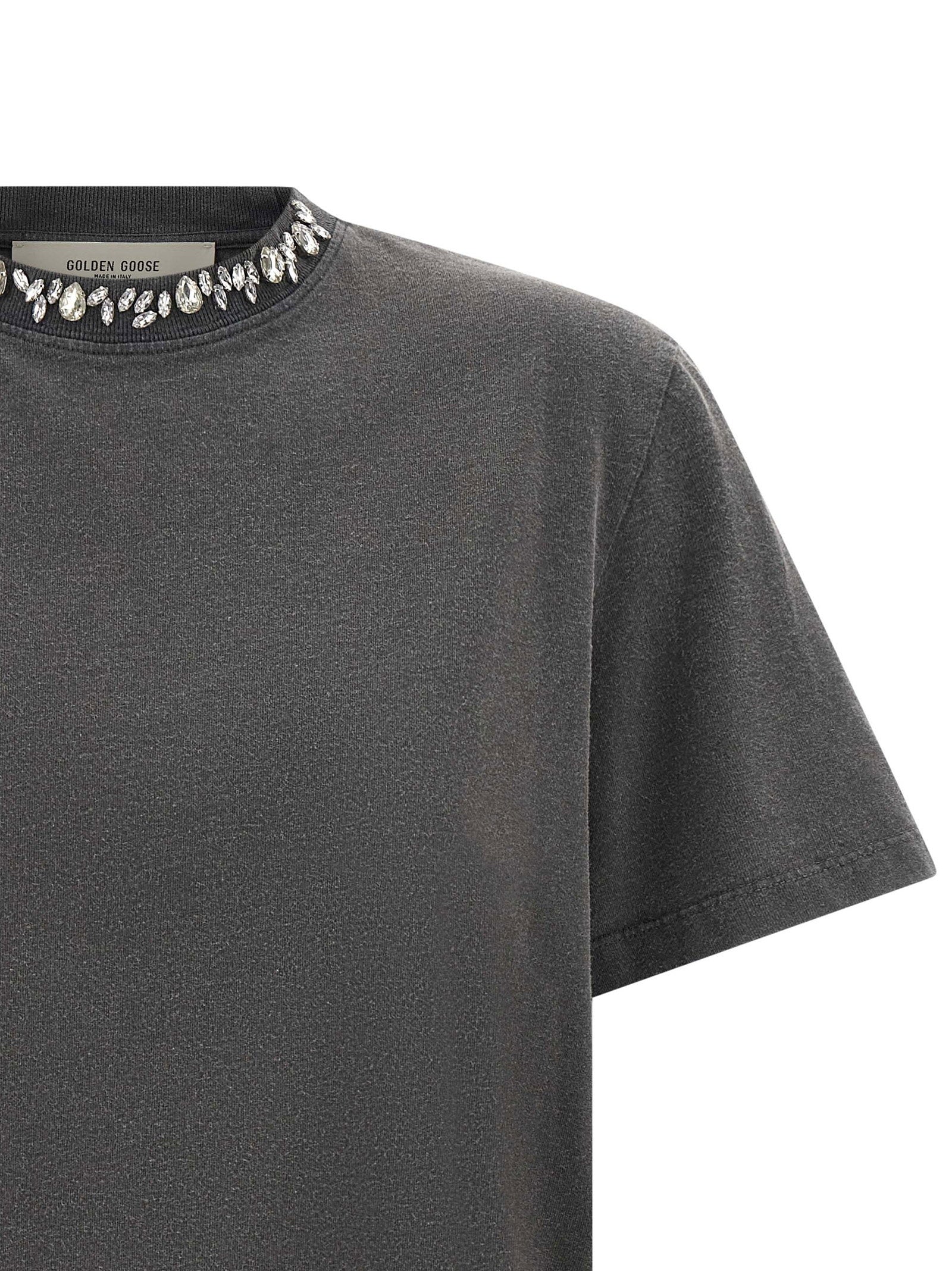Golden Goose Cabochon Crystal T-shirt – 100% cotton - view 3