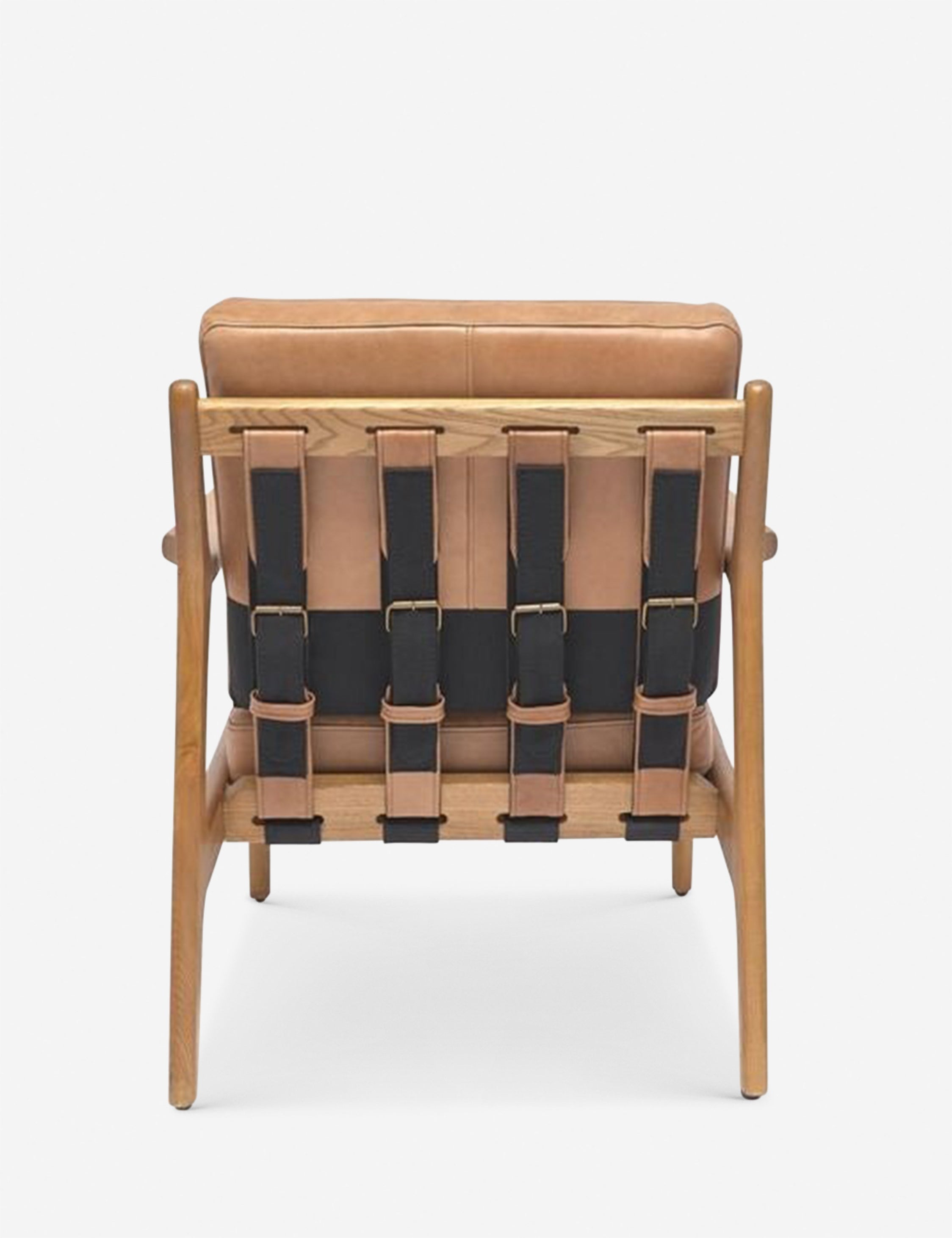 Lulu and Georgia Kenneth Leather Chair - view 6