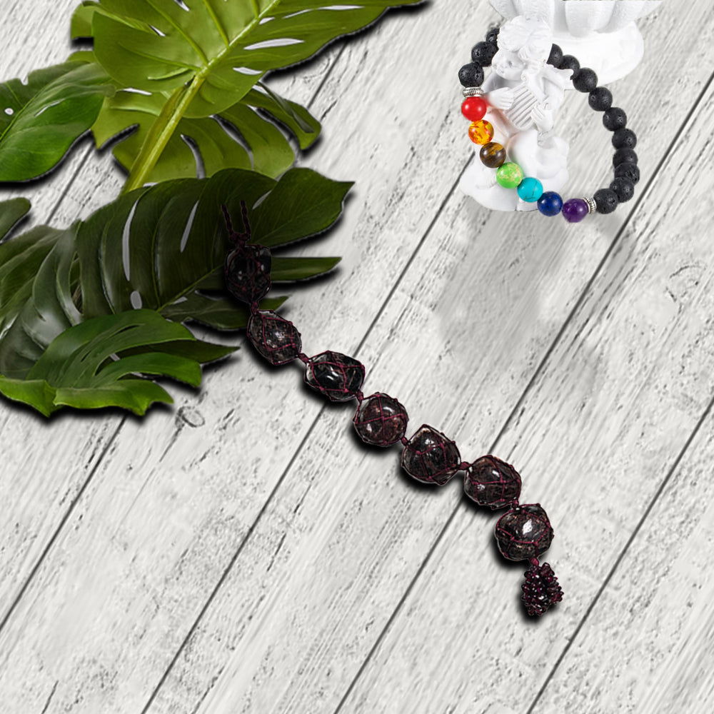 Gemsmantra Garnet Tumbled Hanging