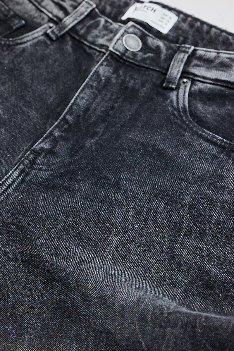 SNITCH Charcoal Grey Loose Fit Jeans - view 2