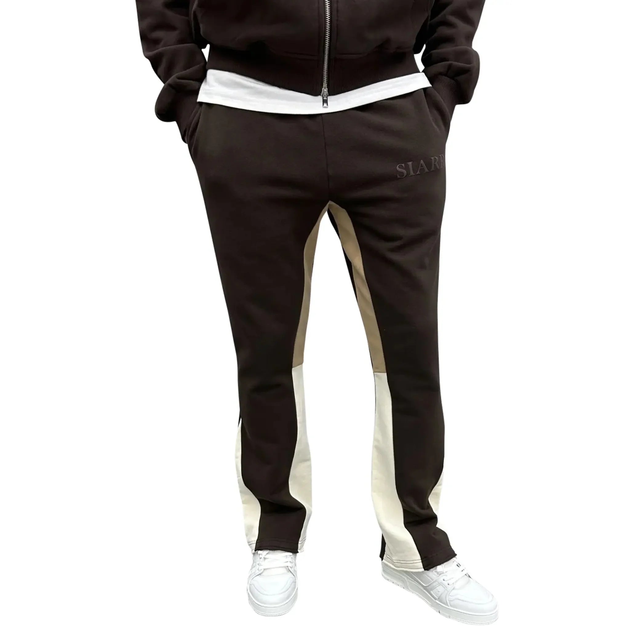 SIARR Brown Flared Joggers - view 3