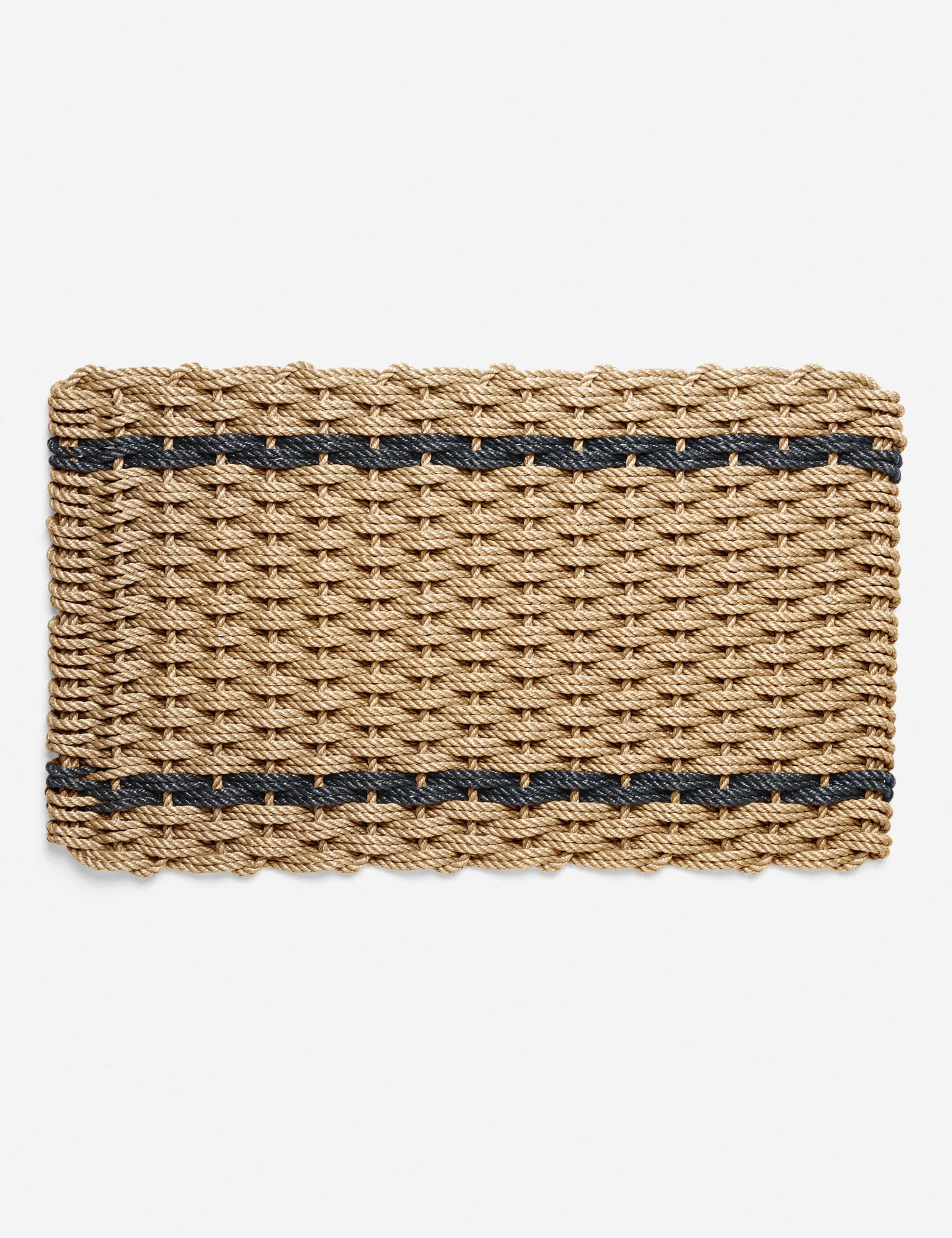 Lulu and Georgia Double Stripe Doormat by The Rope Co.