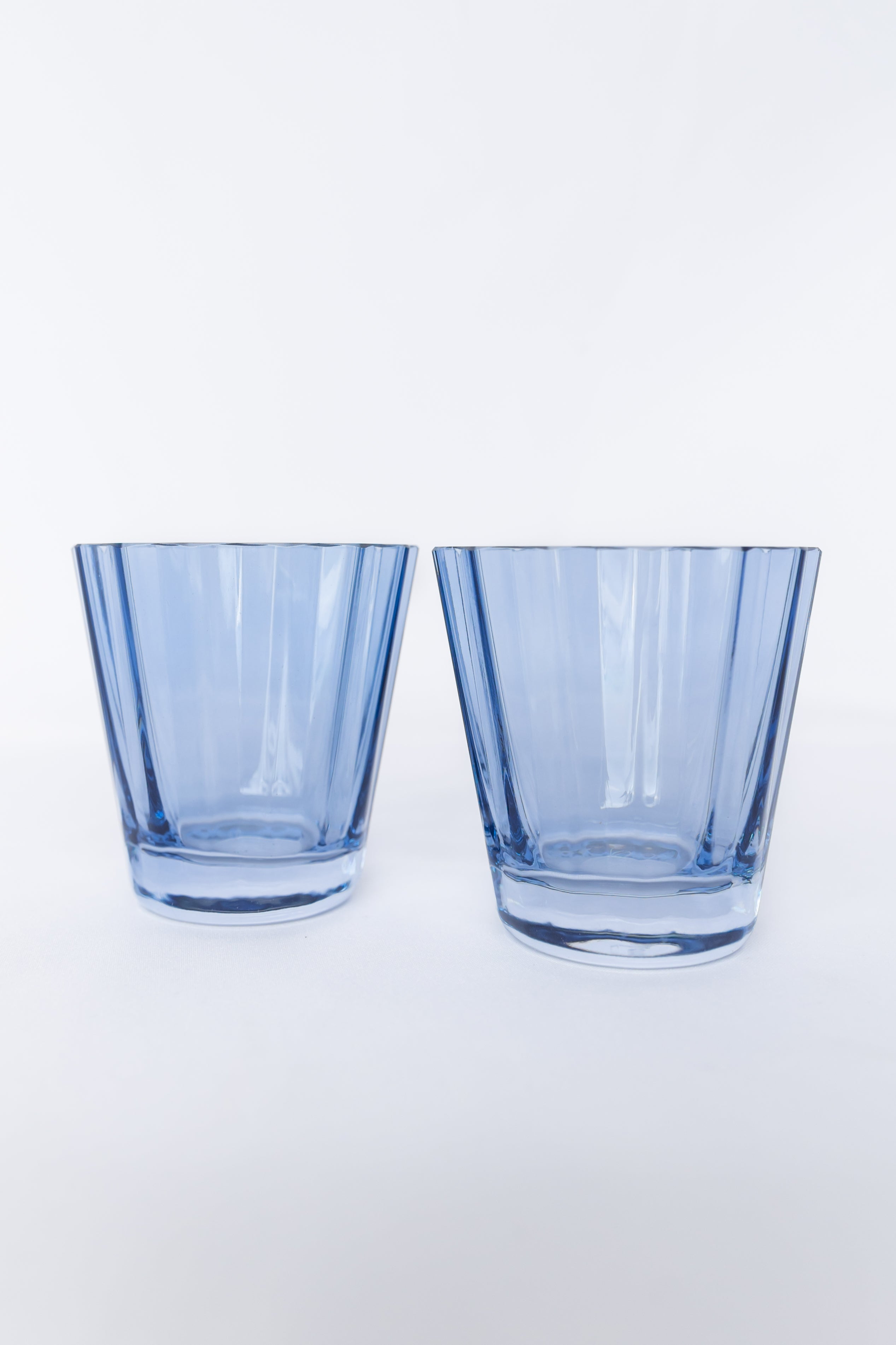 Estelle Colored Glass Estelle Colored Sunday Low Balls - Set of 2 {Cobalt Blue}