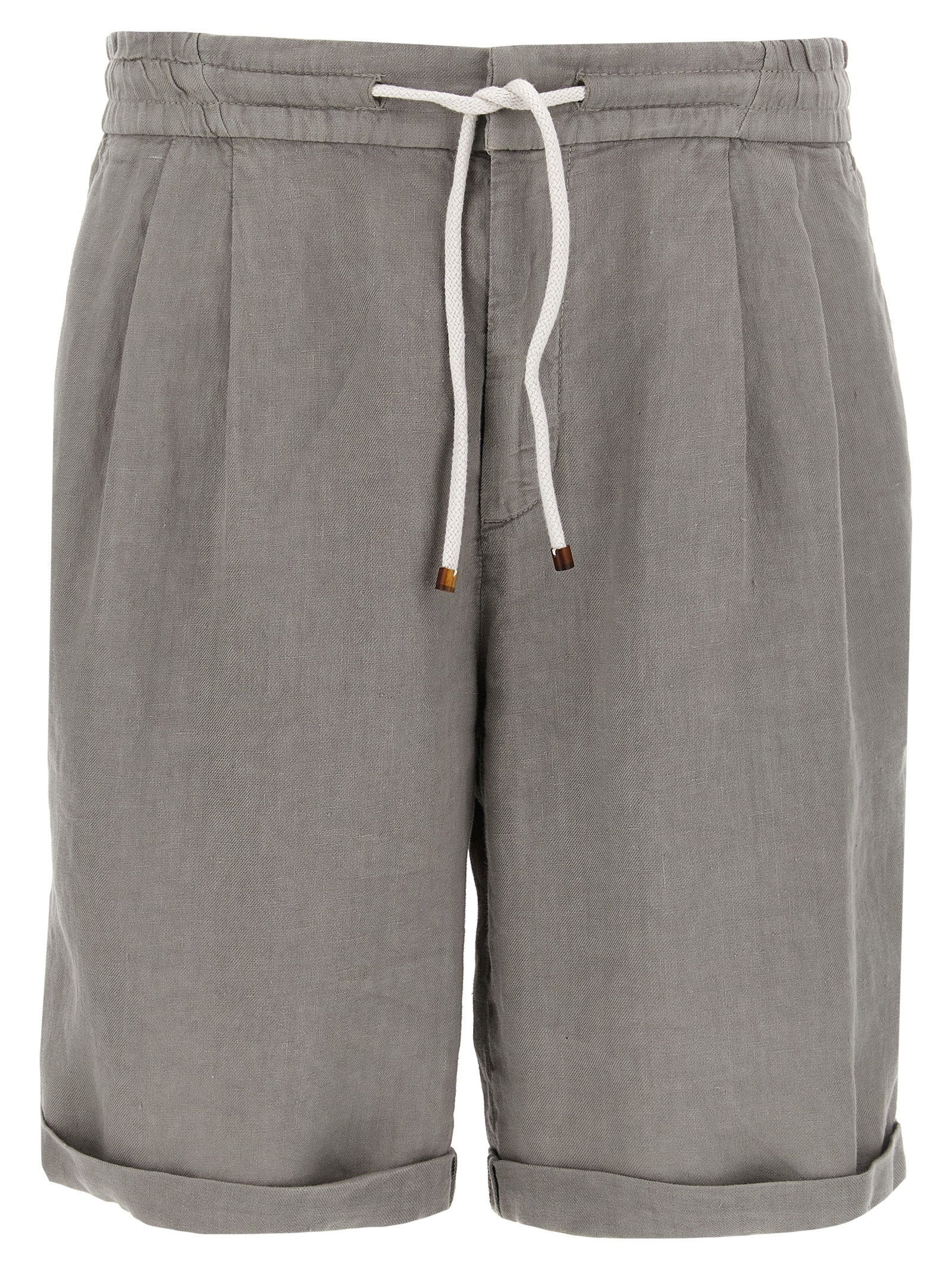 Brunello Cucinelli Linen Bermuda Shorts – 100% linen