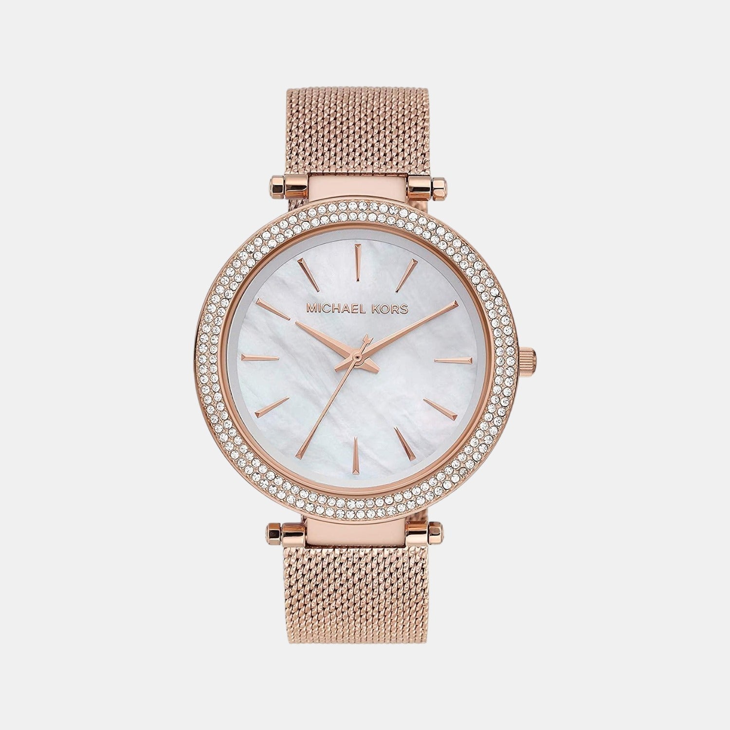 Michael Kors Darci Women Quartz White Dial Analog Stainless Steel Watch MK4519