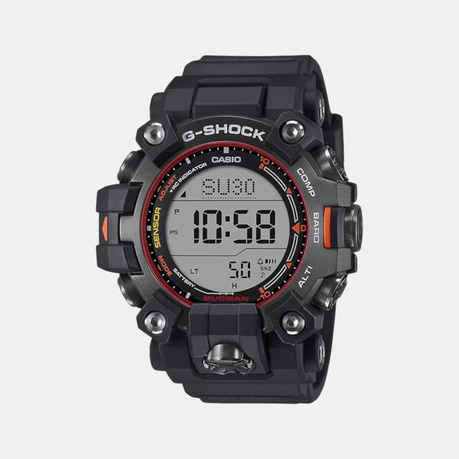 Casio G-Shock Men Quartz Black Dial Digital Resin Watch G1599