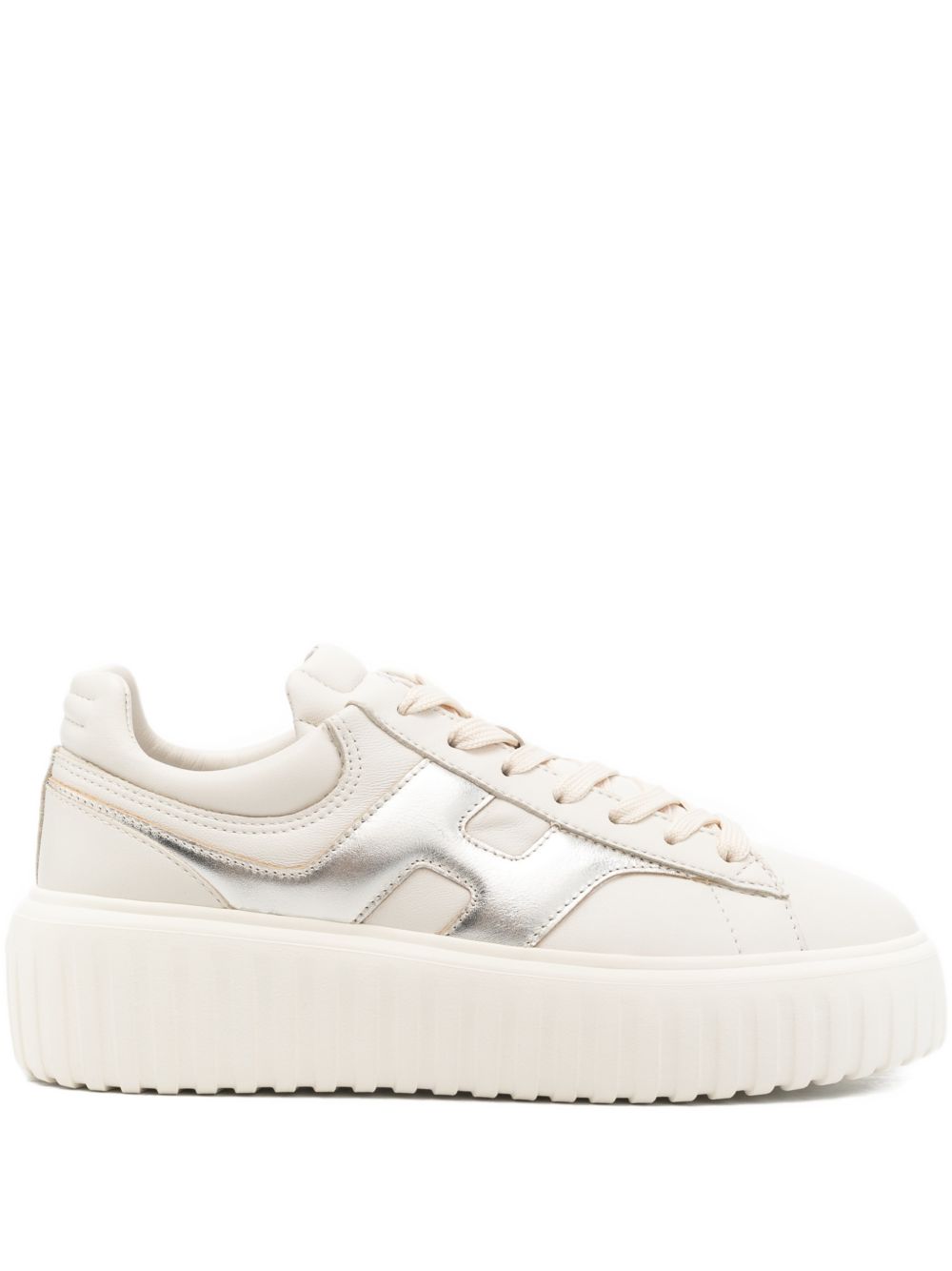 Hogan H-Stripes Sneakers – Calf Leather 100%
