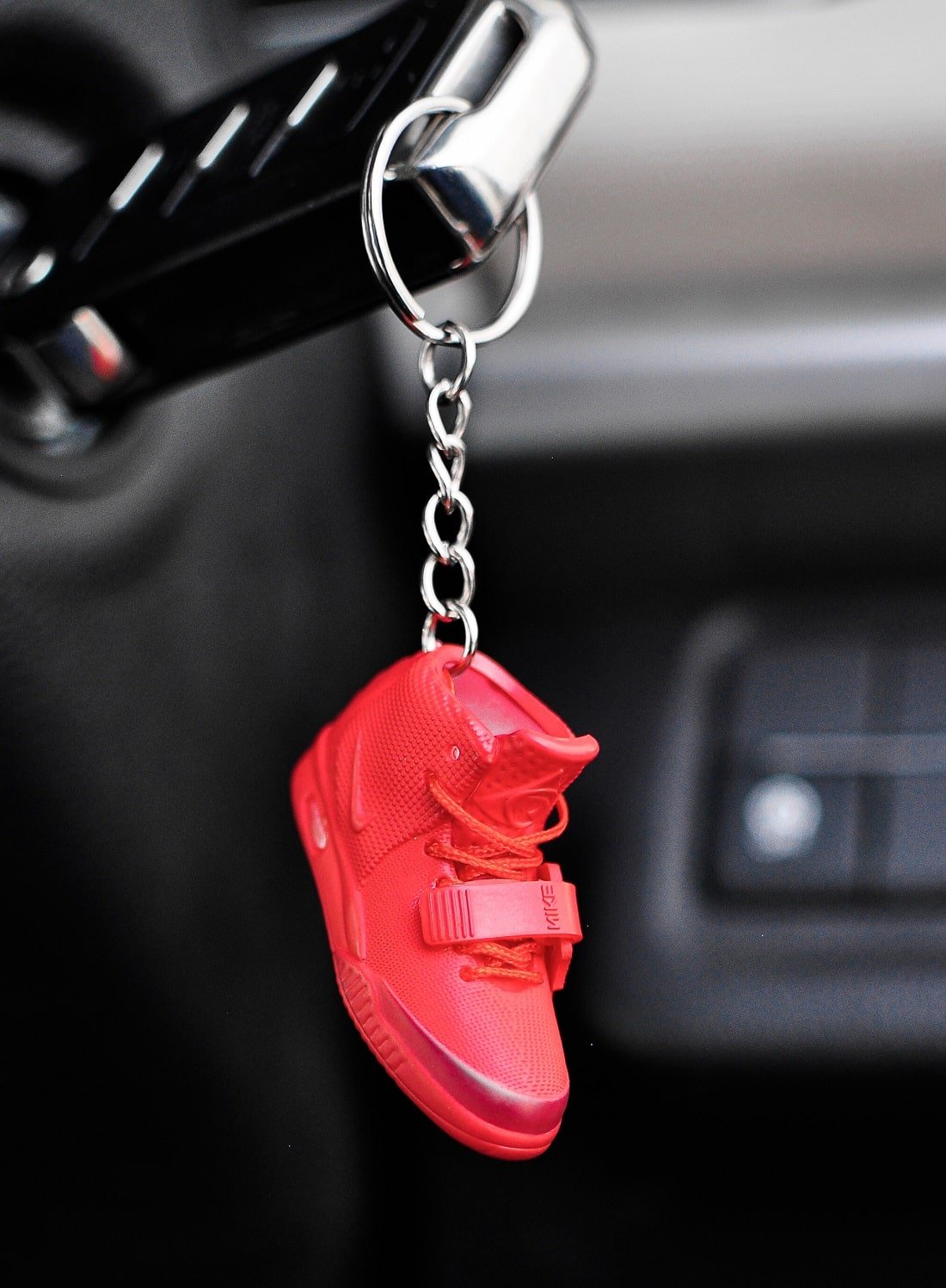 Kicks Machine 3D Sneaker Keychain Red October