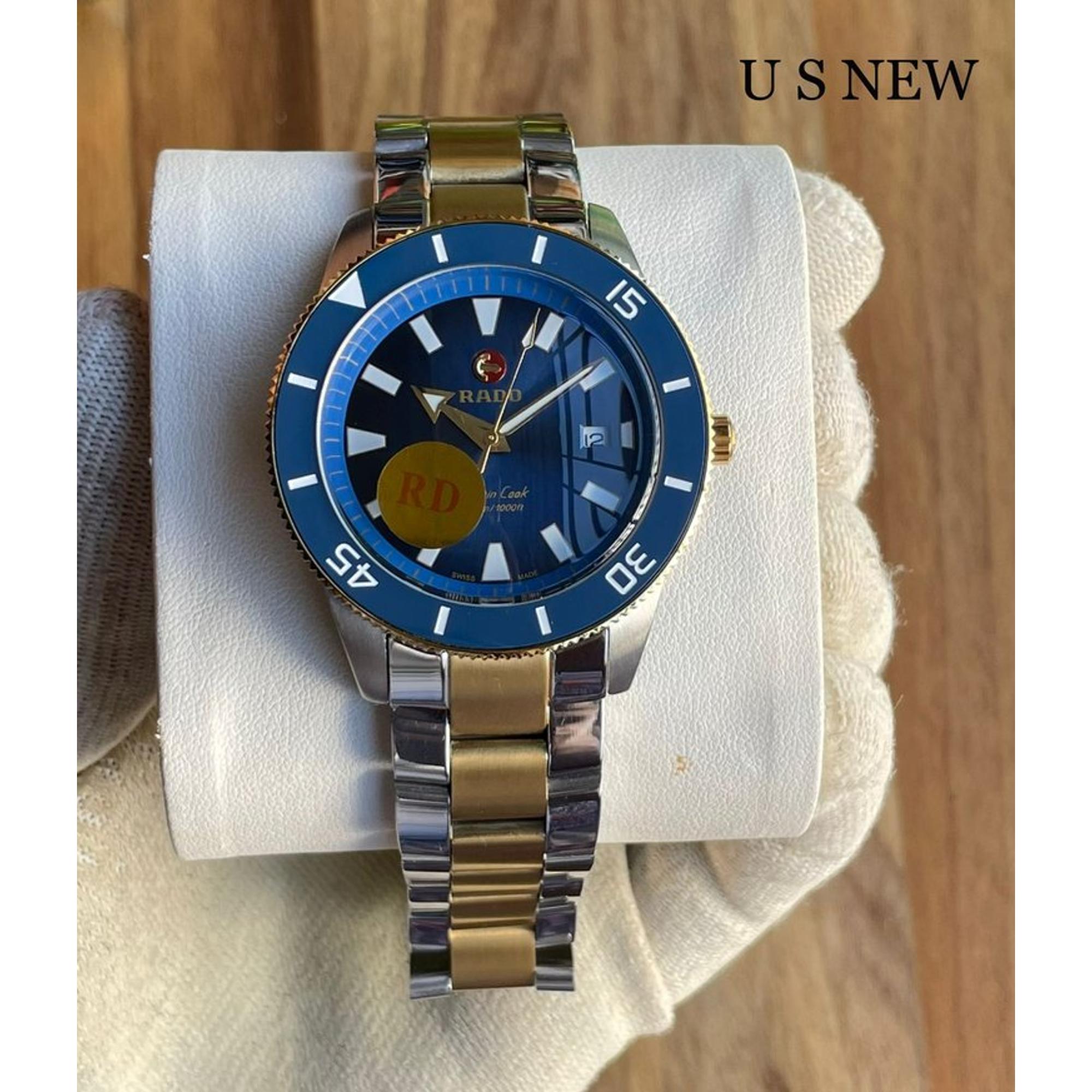 Rado Captain Cook Men Automatic Blue Dial Analog Stainless Steel Watch R32137203 - view 5