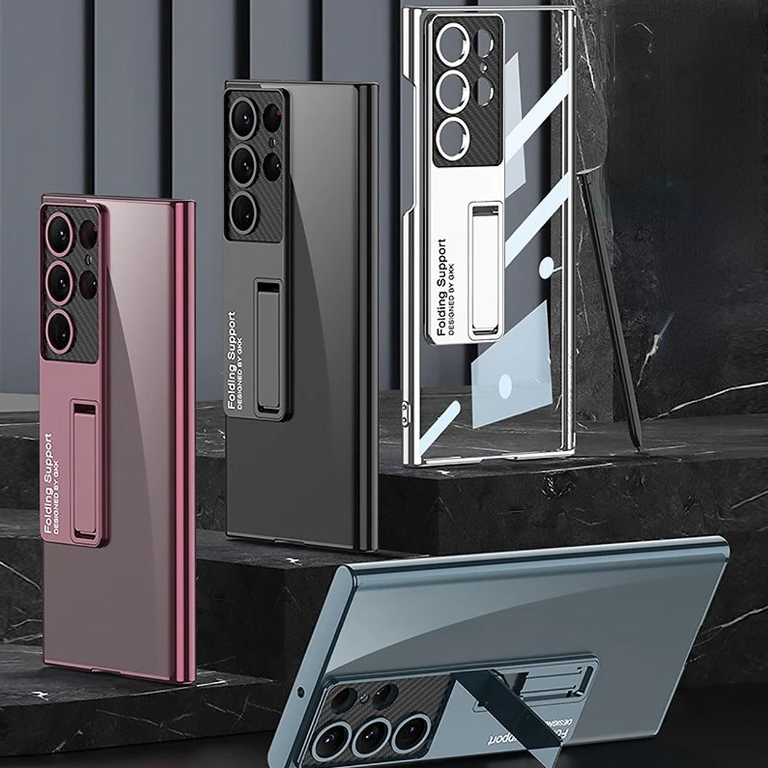 Luxury Ultra Clear Hybrid Stand Case - Samsung - view 2