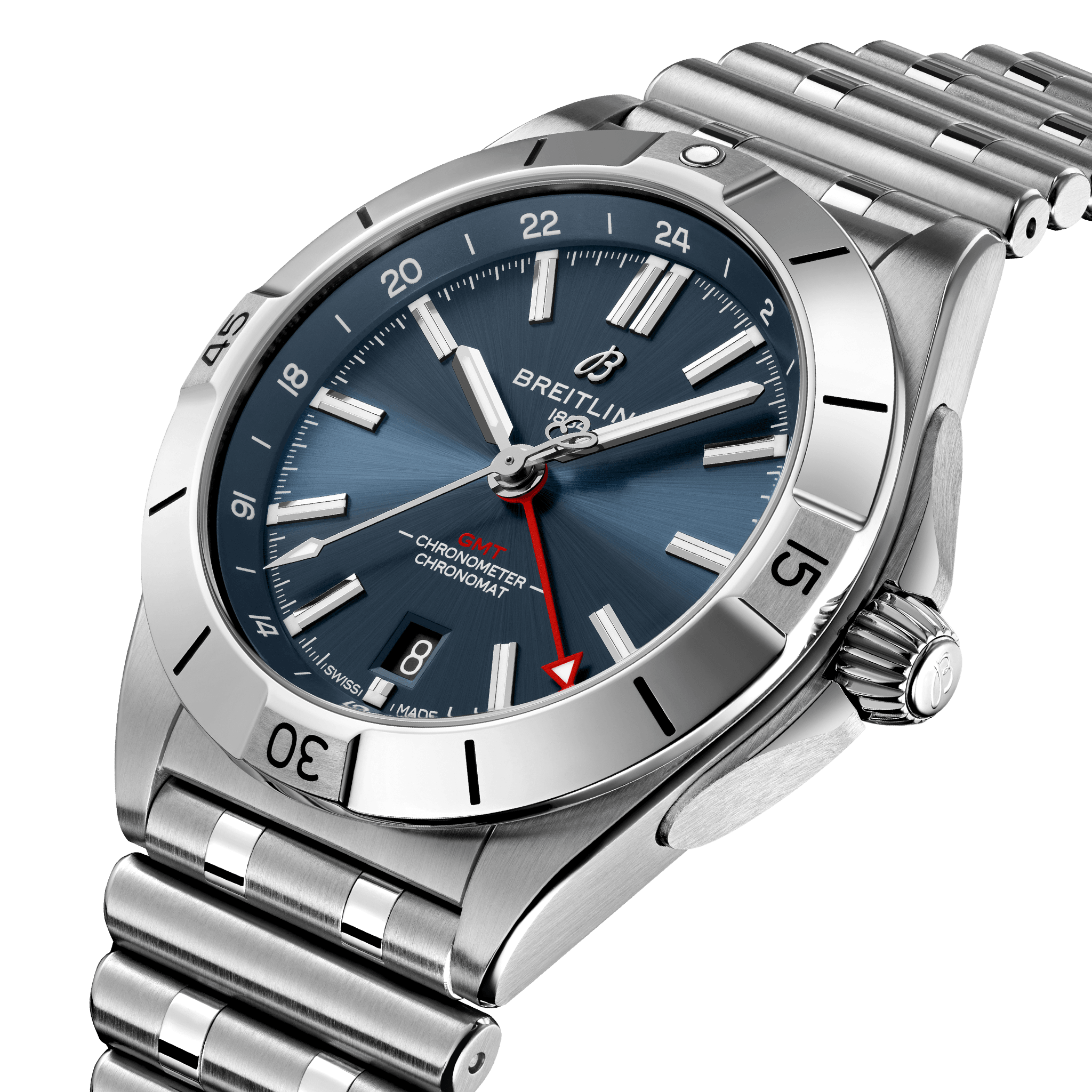 Breitling Chronomat GMT Blue Dial Men 40mm