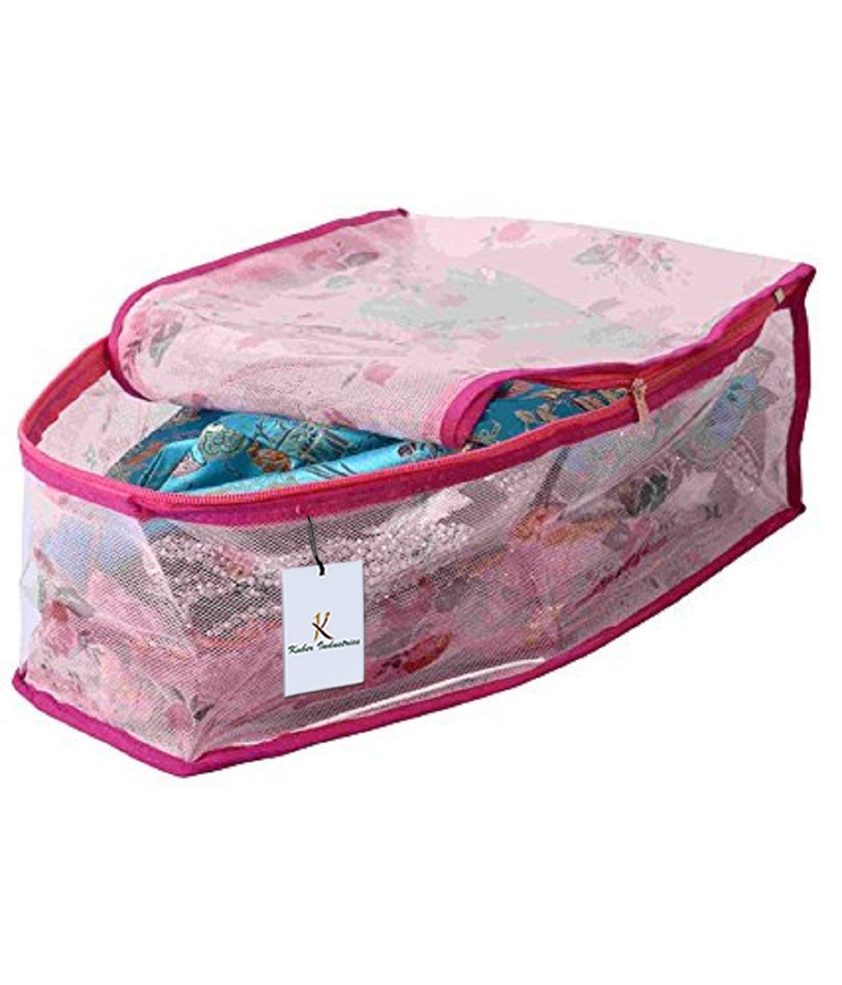 Kuber Industries PVC Blouse Cover, Pink