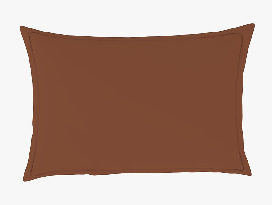 Spaces India Solid Sequoia - Dark Brown Cotton Rich Single Bedsheet - Raang By Welspun - view 5