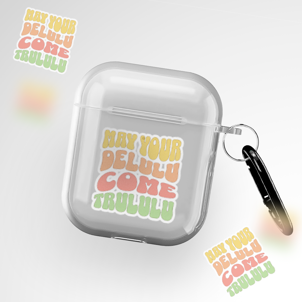 Cover It Up Delulu Clear Airpods 1st Gen Case Covers - view 2