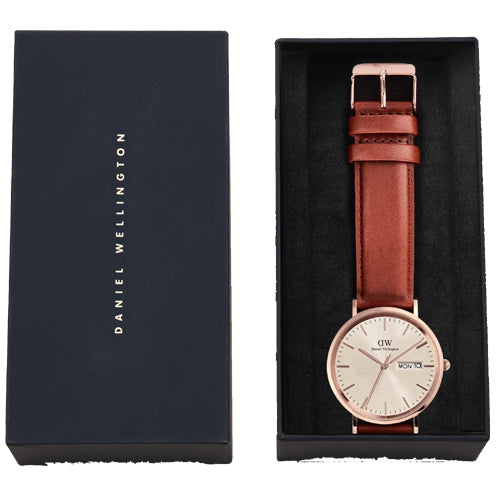 Daniel Wellington Classic Day Display St Mawes Rose Gold Champagne Dial Men 40mm DW00100829 - view 3