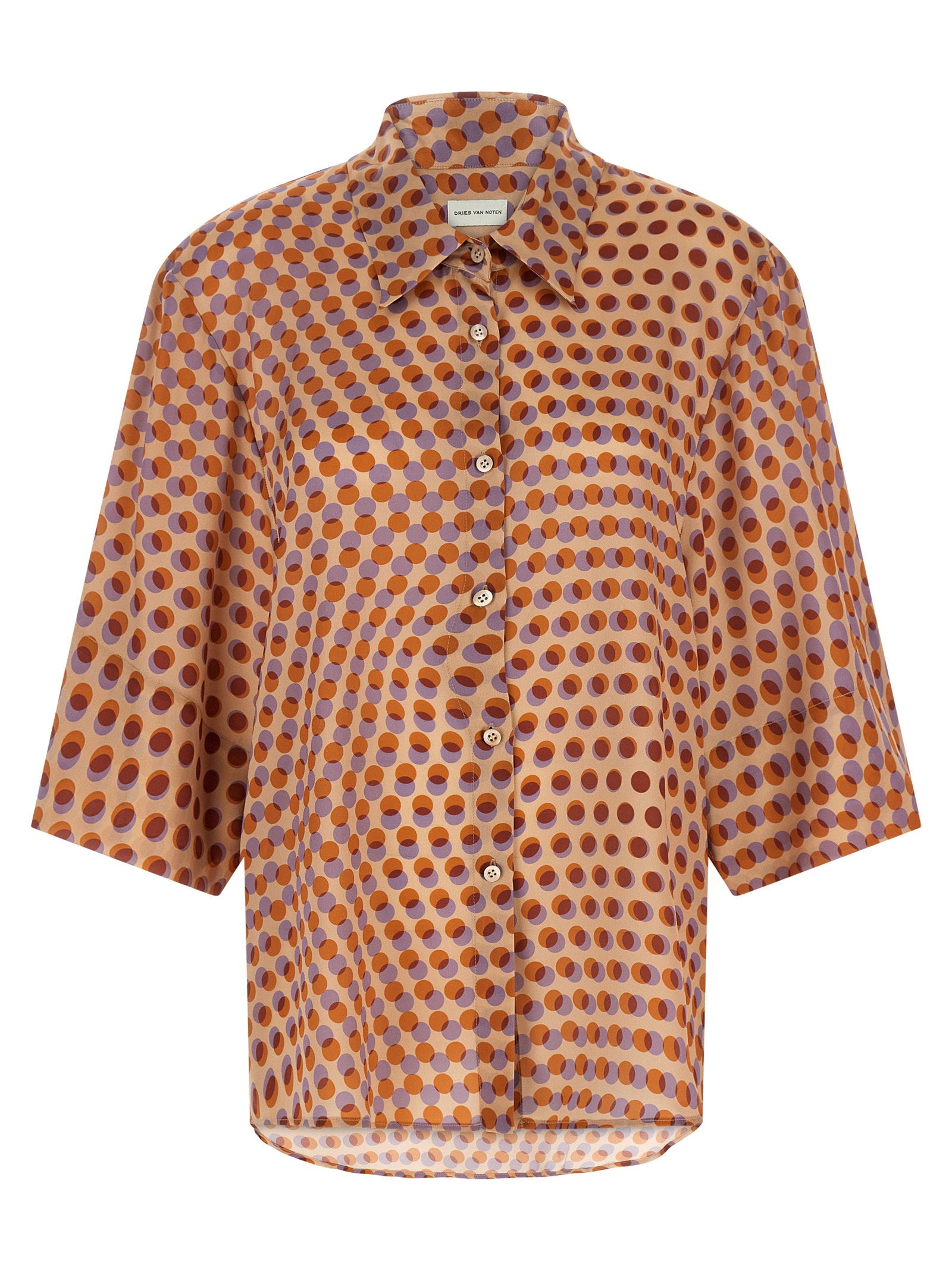 Dries Van Noten Clea Shirt – 100% silk