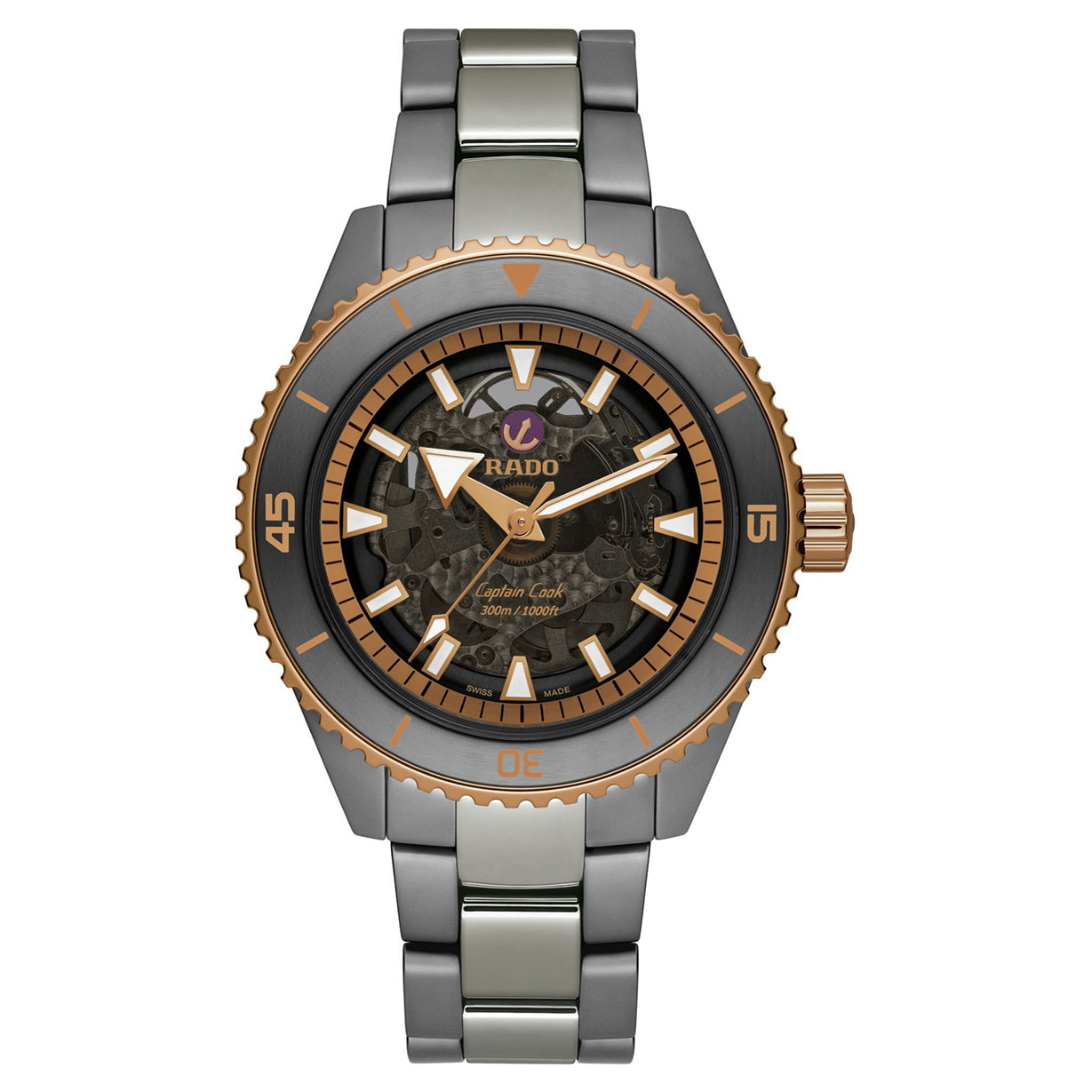 Rado Captain Cook Black Dial 43 MM Men's Watch - view 4