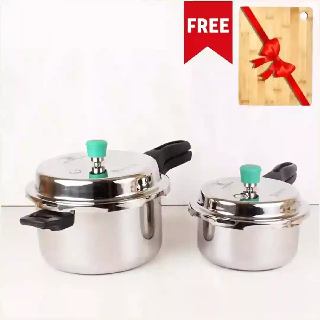 The Indus Valley 2L+3L RapidCukTM&nbsp;Tri-ply Stainless Steel