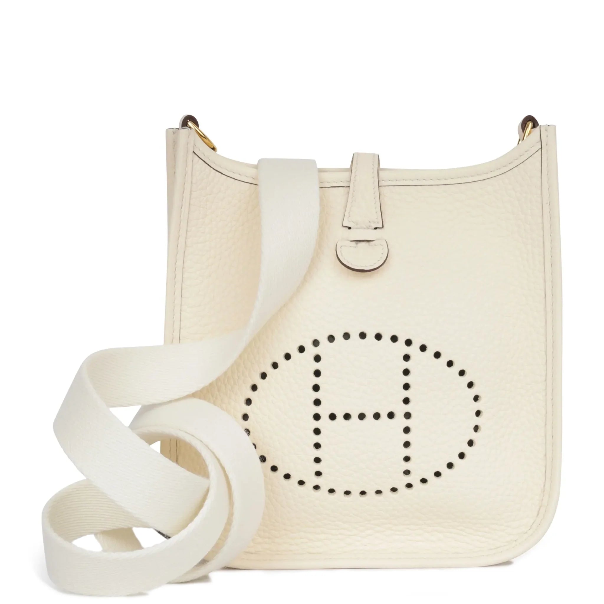 Hermès Paris Hermès Evelyne Mini 16 Nata Clemence Gold Hardware - view 4