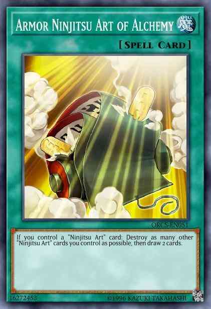 Yu-Gi-Oh! Armor Ninjitsu Art of Alchemy - ORCS-EN051 - Super Rare - 1st Edition