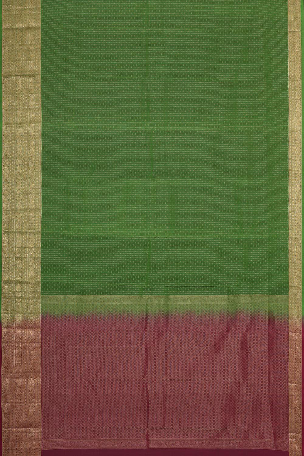 Kalanjali Gorgeous Green Saree – Women's - view 3
