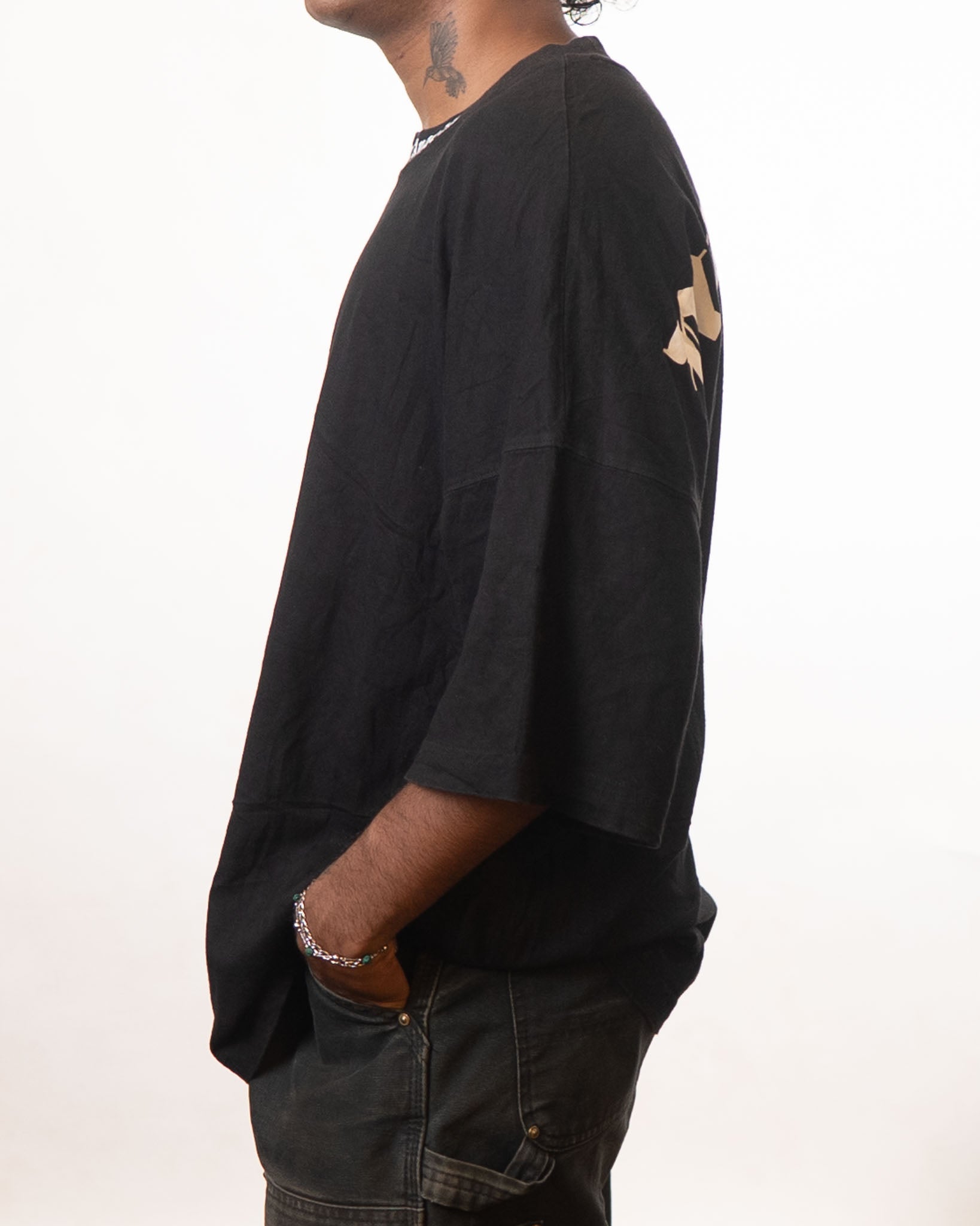 Palm Angels Black Logo Tshirt - view 2