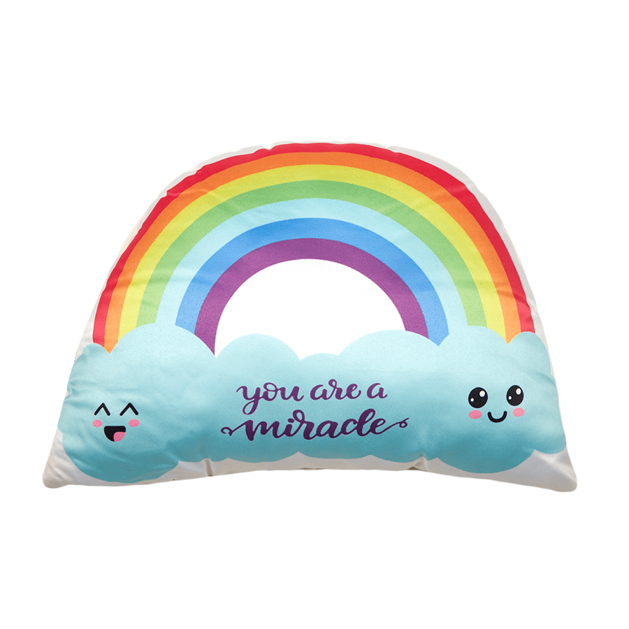 Swayam India Rainbow Shaped Digital Cushion Cover
