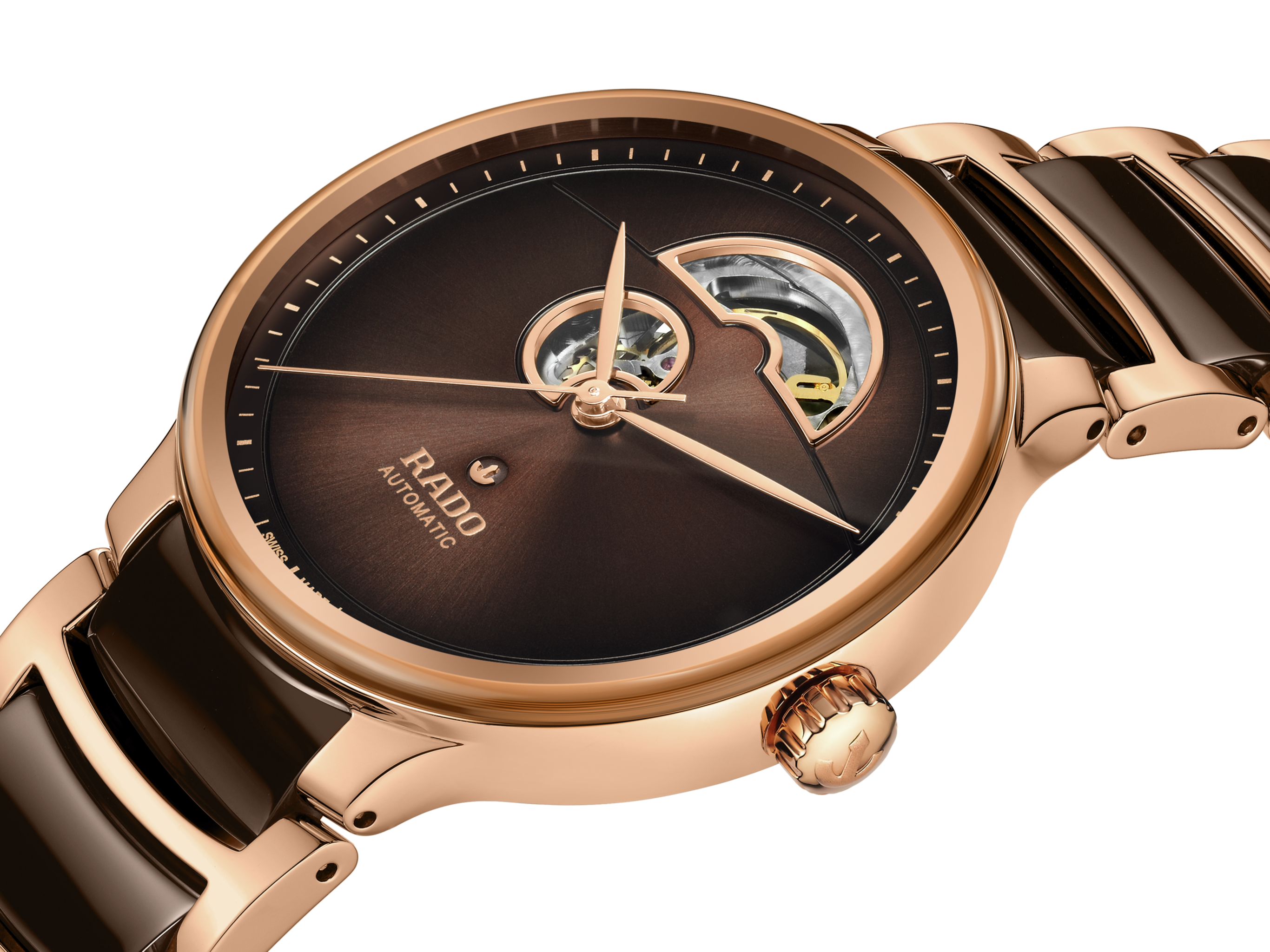 Rado Centrix Brown Dial Unisex 39.5mm