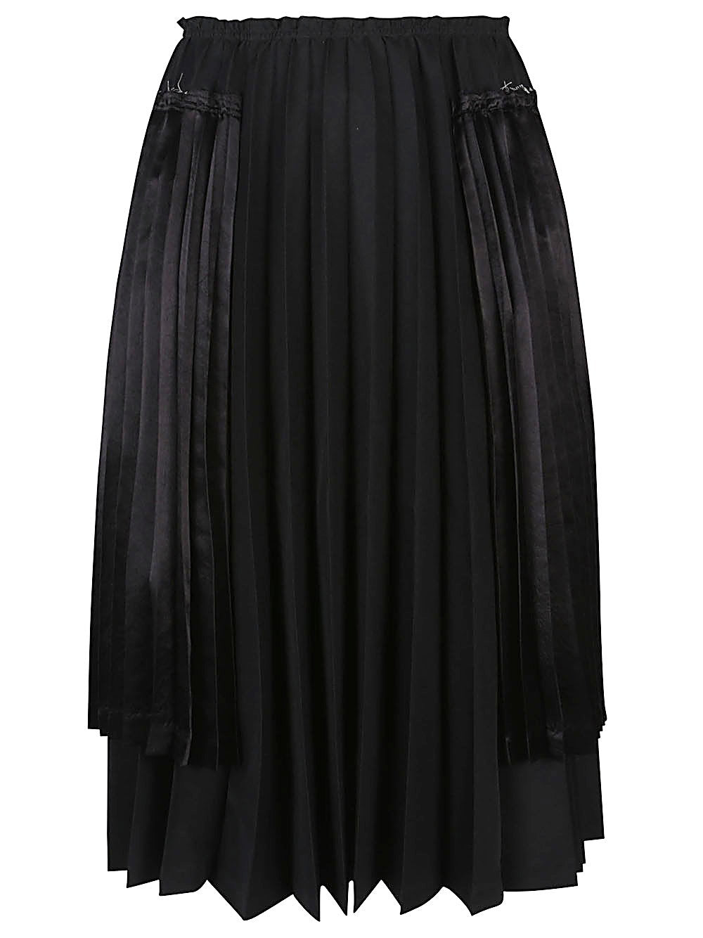 Comme Des Garcons Pleated midi skirt – Polyester 100%