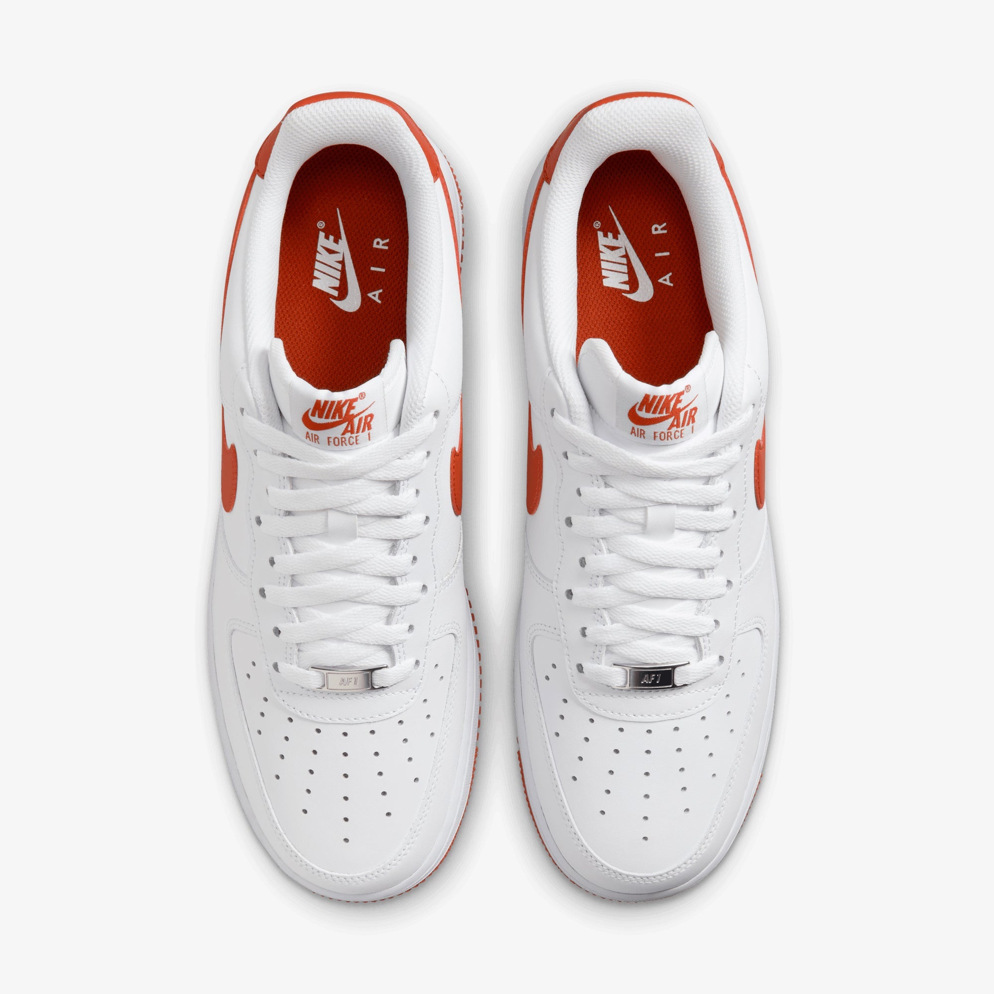 Nike | Air Force 1 '07 { White/dragon Red-white - view 2
