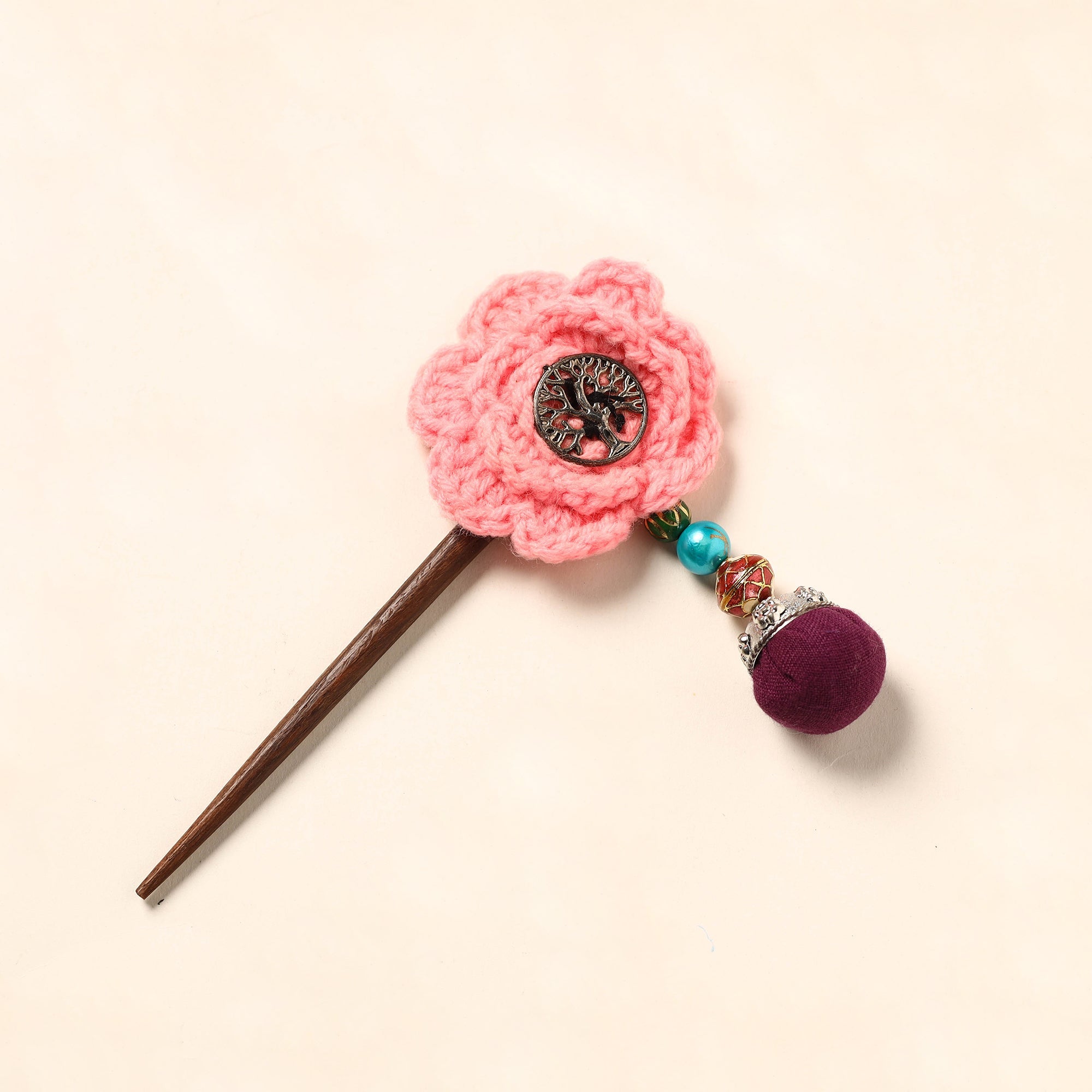 JALPARI Handmade Crochet Wooden Juda Stick 27