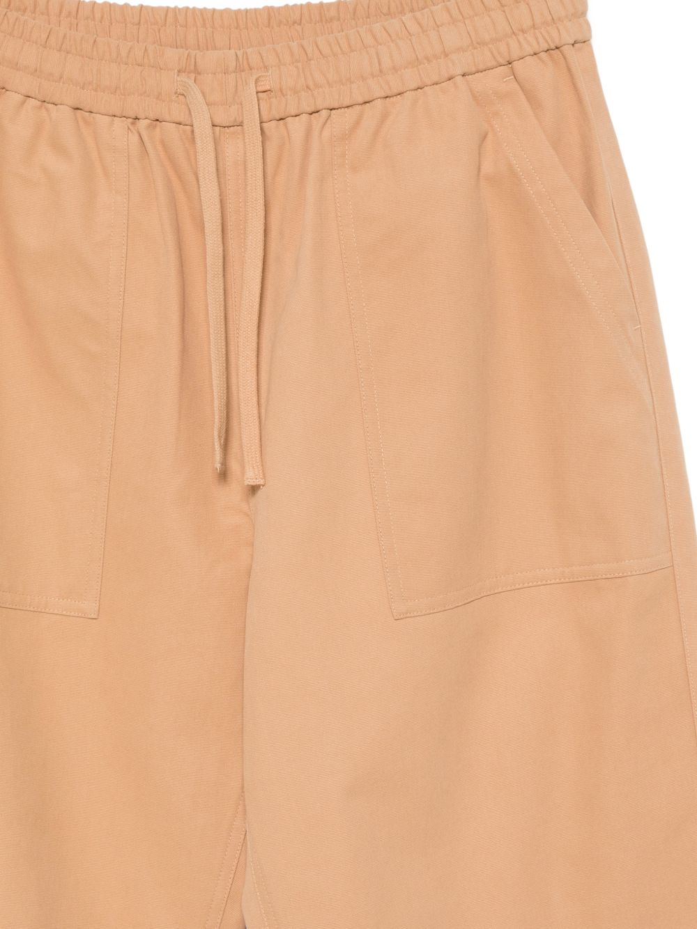 Maison Kitsuné Maison KitsunÃ© Cotton Drawstring Trousers - view 2