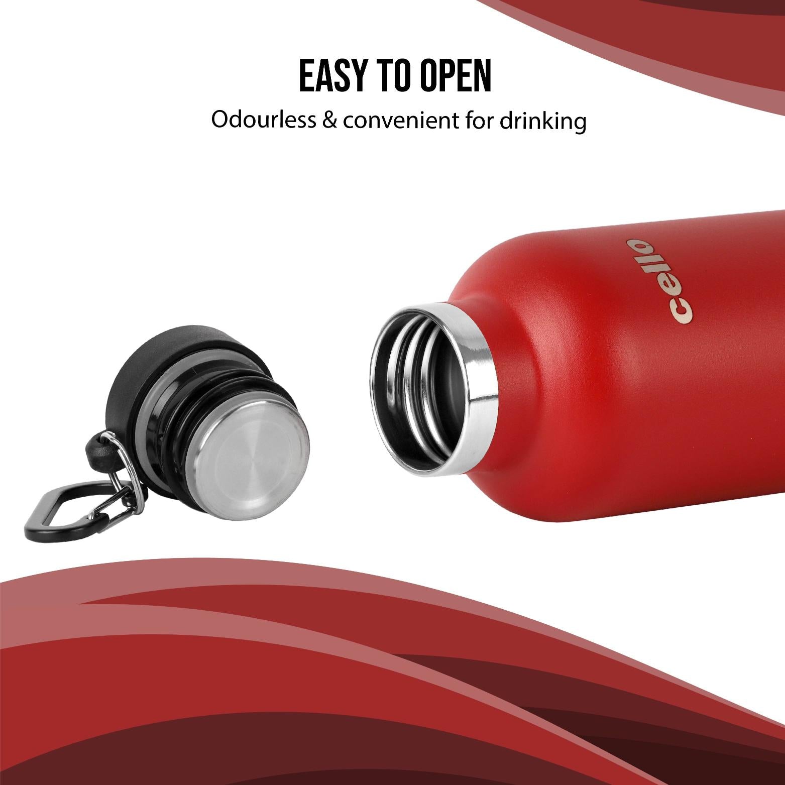 Cello Duro Hector Flask, Vacusteel Water Bottle - view 60