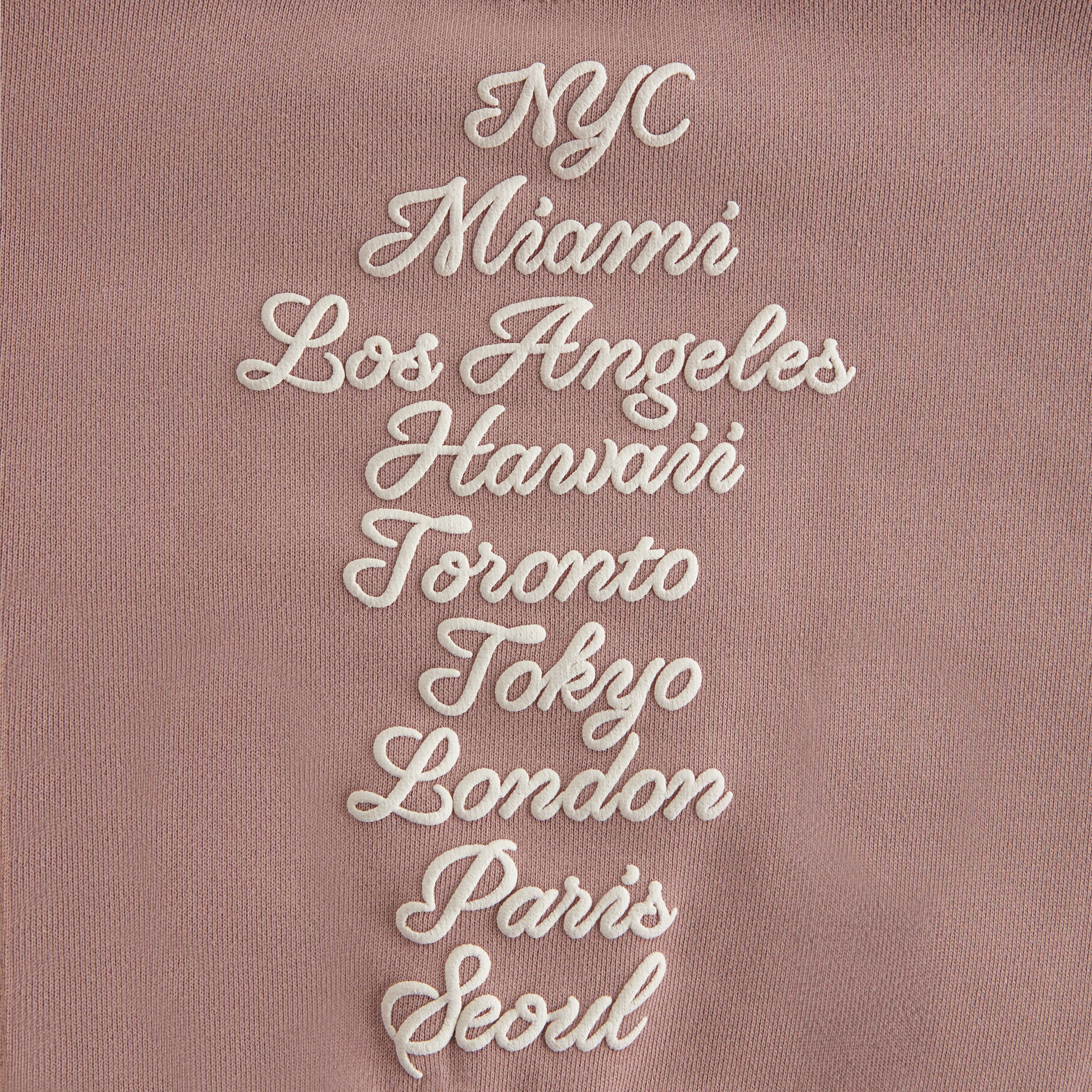 Kith Kids Cropped Crewneck - Dusty Mauve - view 4