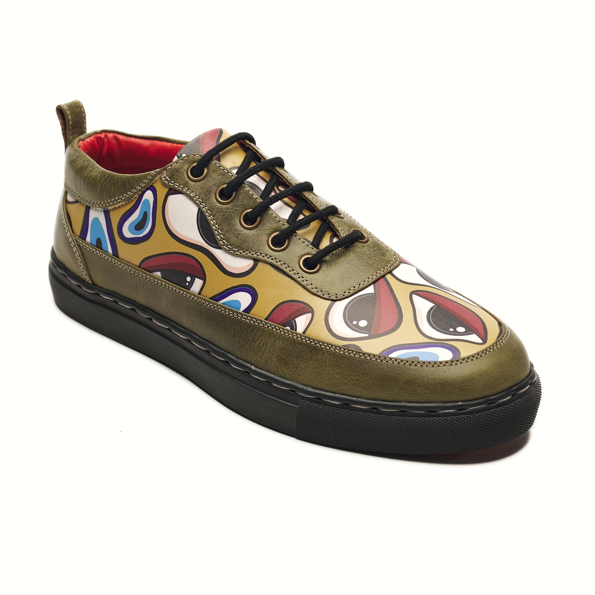 Banjaaran India ‘Nazar’ Sneake_r for Women – Mustard (discontinued) - view 5
