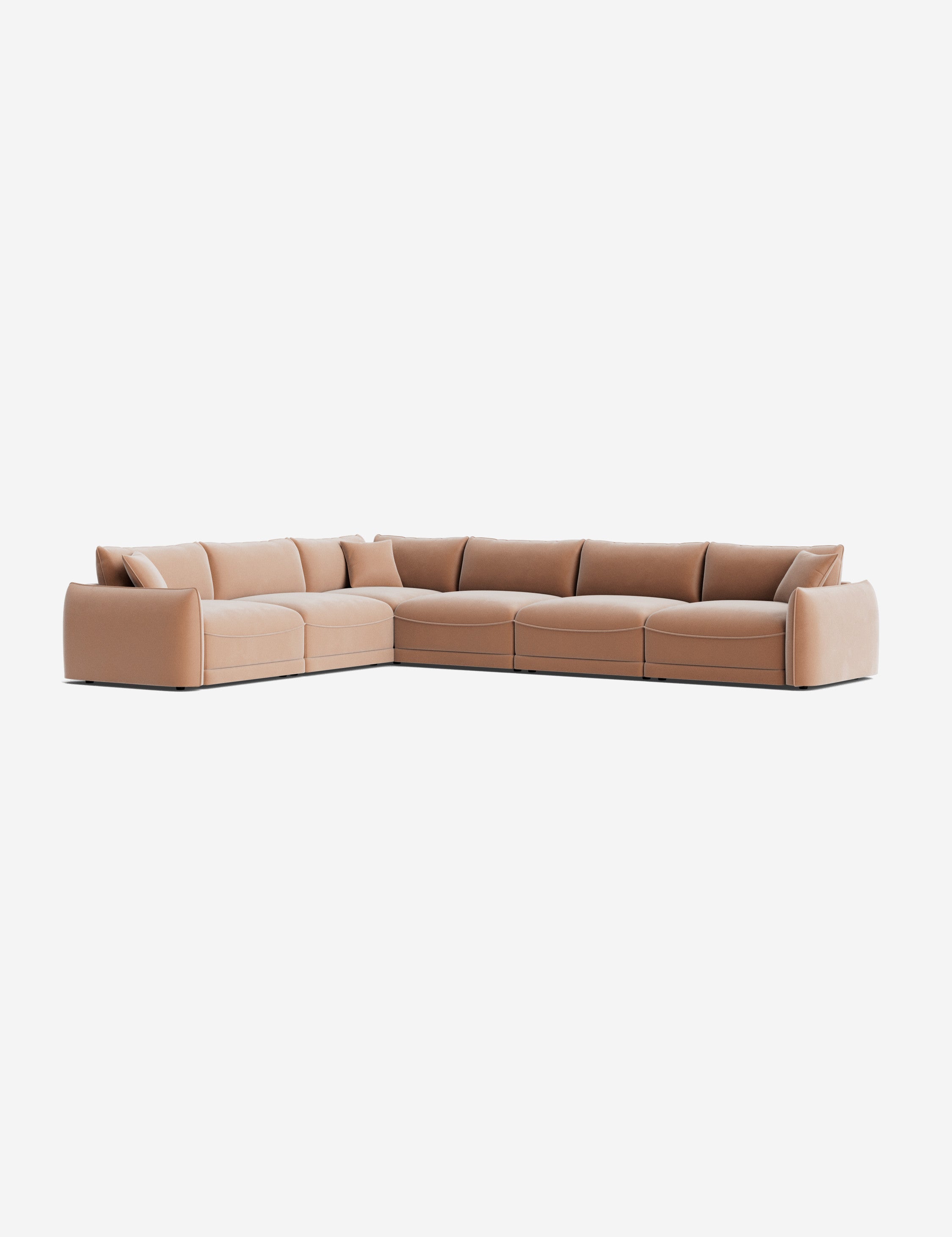 Lulu and Georgia Balmer Modular Corner Sectional Sofa - view 15