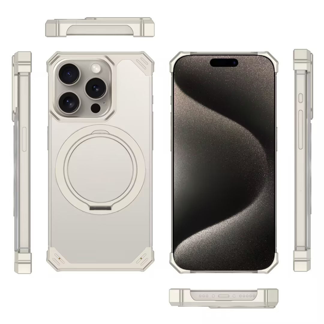 Million Cases Ultimate Slim Frameless Metal Stand Case - iPhone - view 22