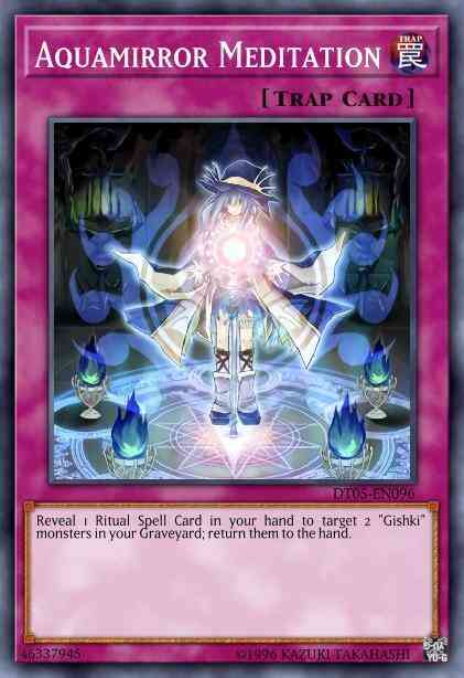 Yu-Gi-Oh! Aquamirror Meditation - DT05-EN096 - Duel Terminal Rare Parallel Rare - Duel Terminal