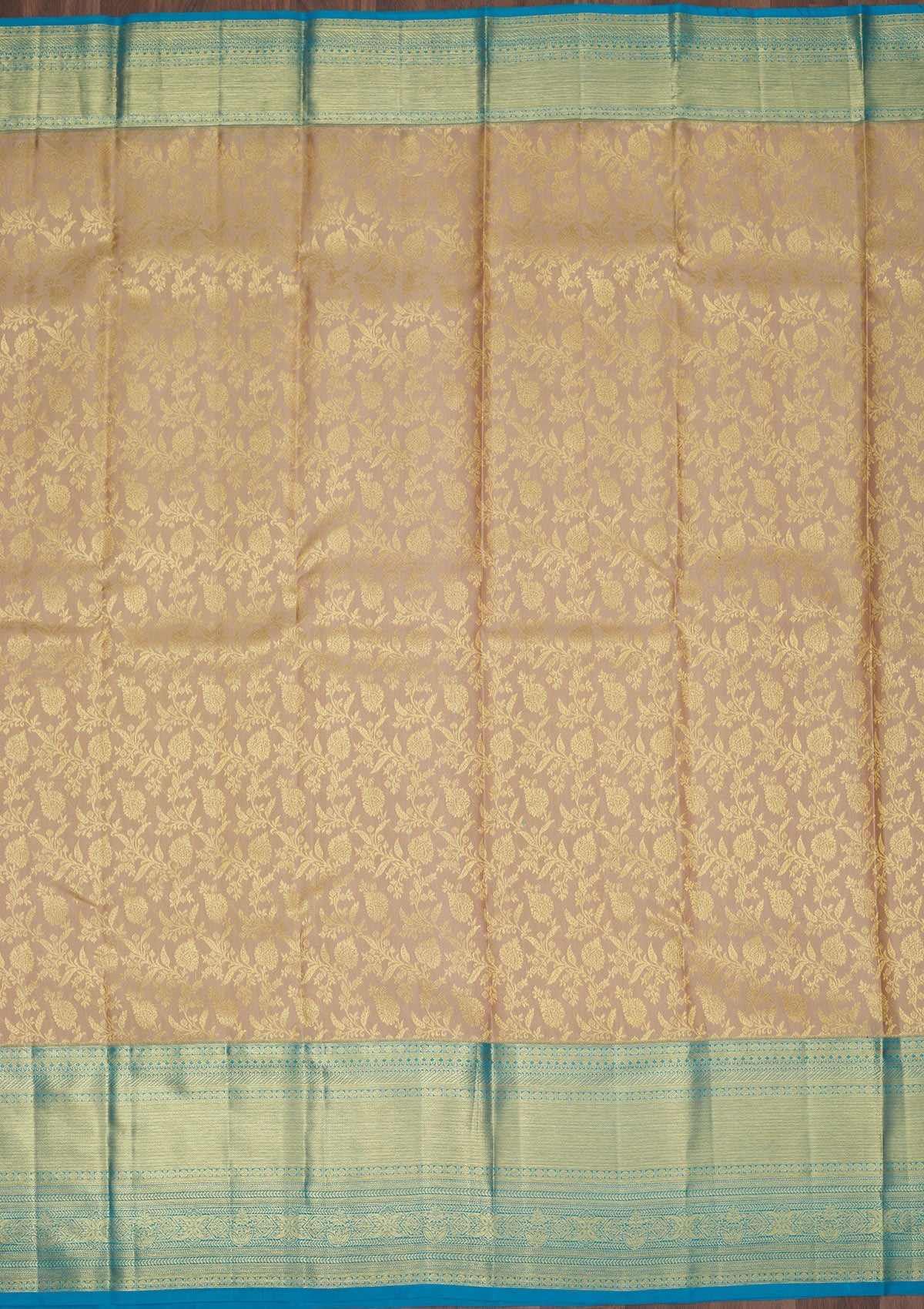 Koskii Cream Zariwork Pure Silk Saree – Women's - view 7