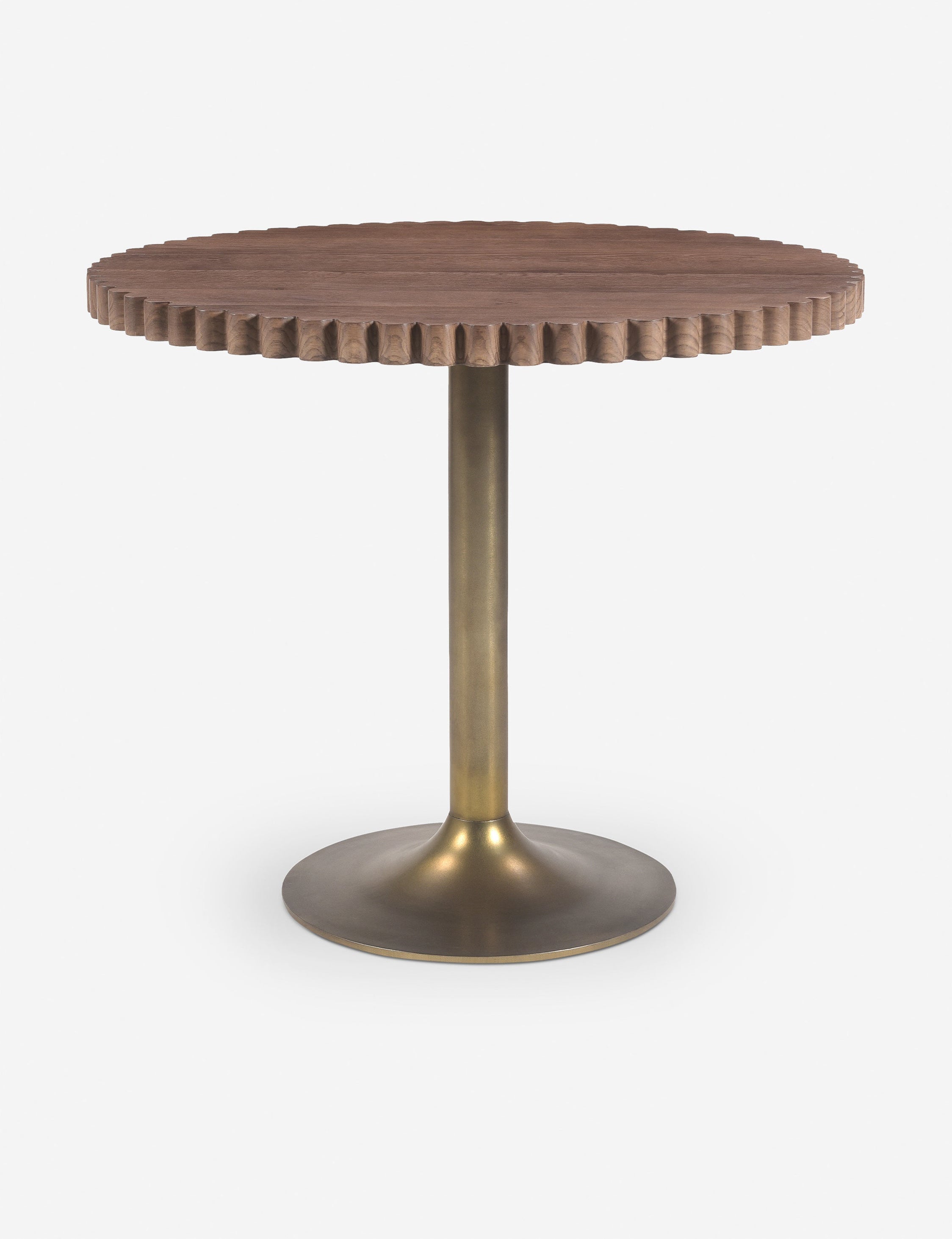 Lulu and Georgia Abruzzo Round Dining Table – Brown