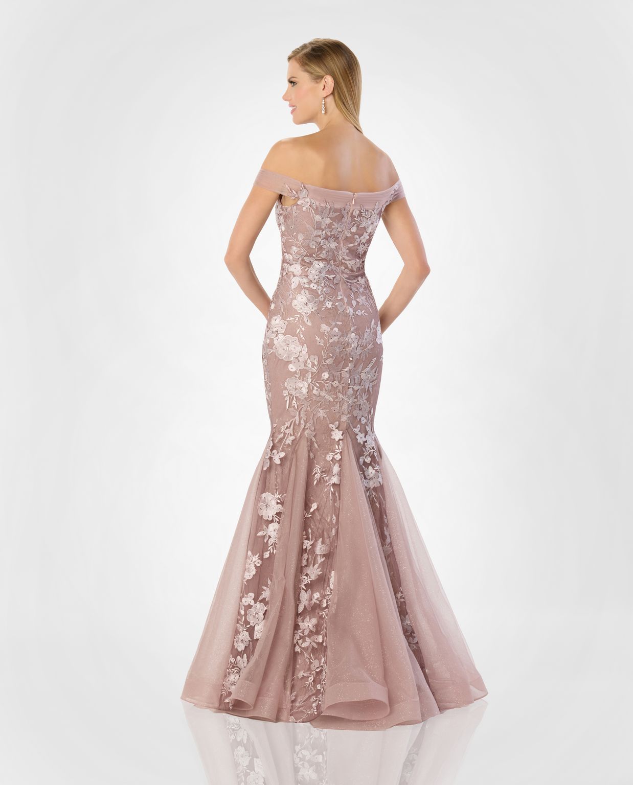 Montage M2231 Long Glitter Formal Mermaid Evening Dress - view 2
