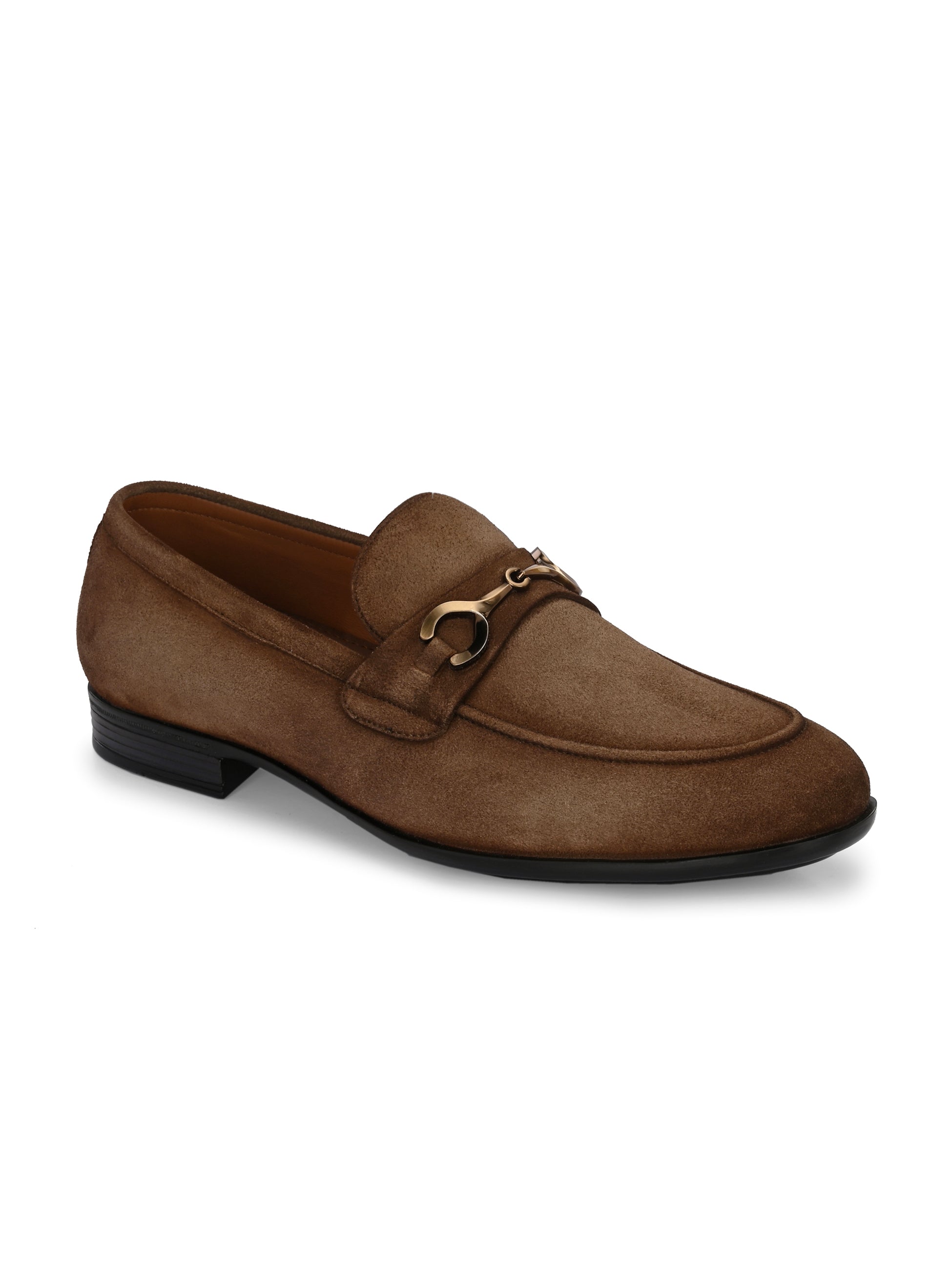 Stardust Buckled Loafers by Aspeerio - view 14