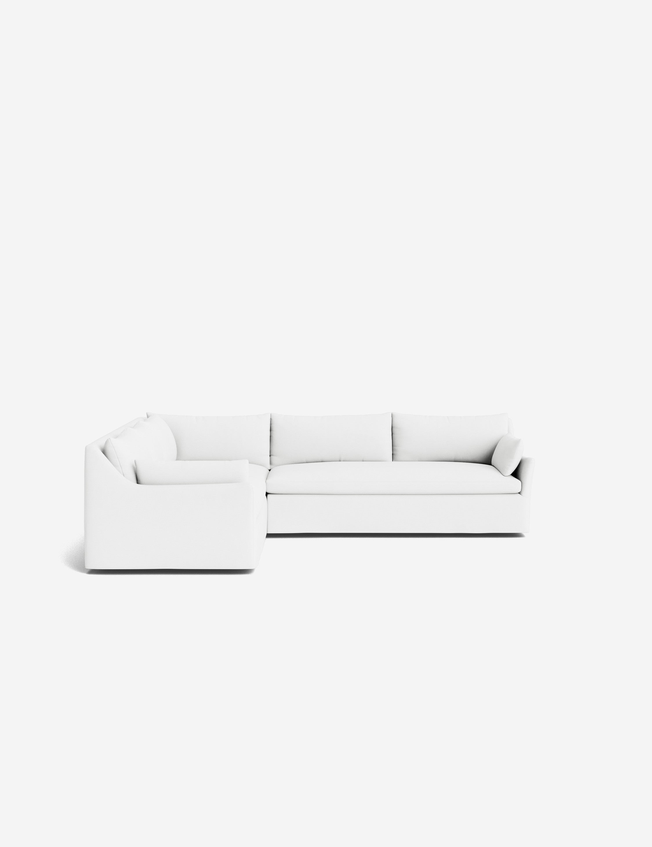 Lulu and Georgia Portola Luxe Depth Slipcover Corner Sectional Sofa - view 88
