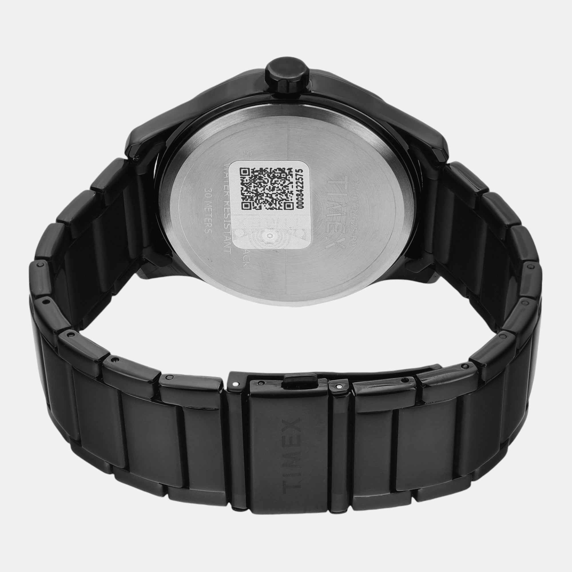 Timex Fashion Men Quartz Black Dial Multi-Function Stainless Steel Watch TW0TG7625 - view 5
