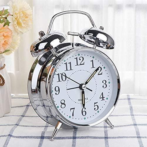 Catterton Retro Style Twin Bell Clock