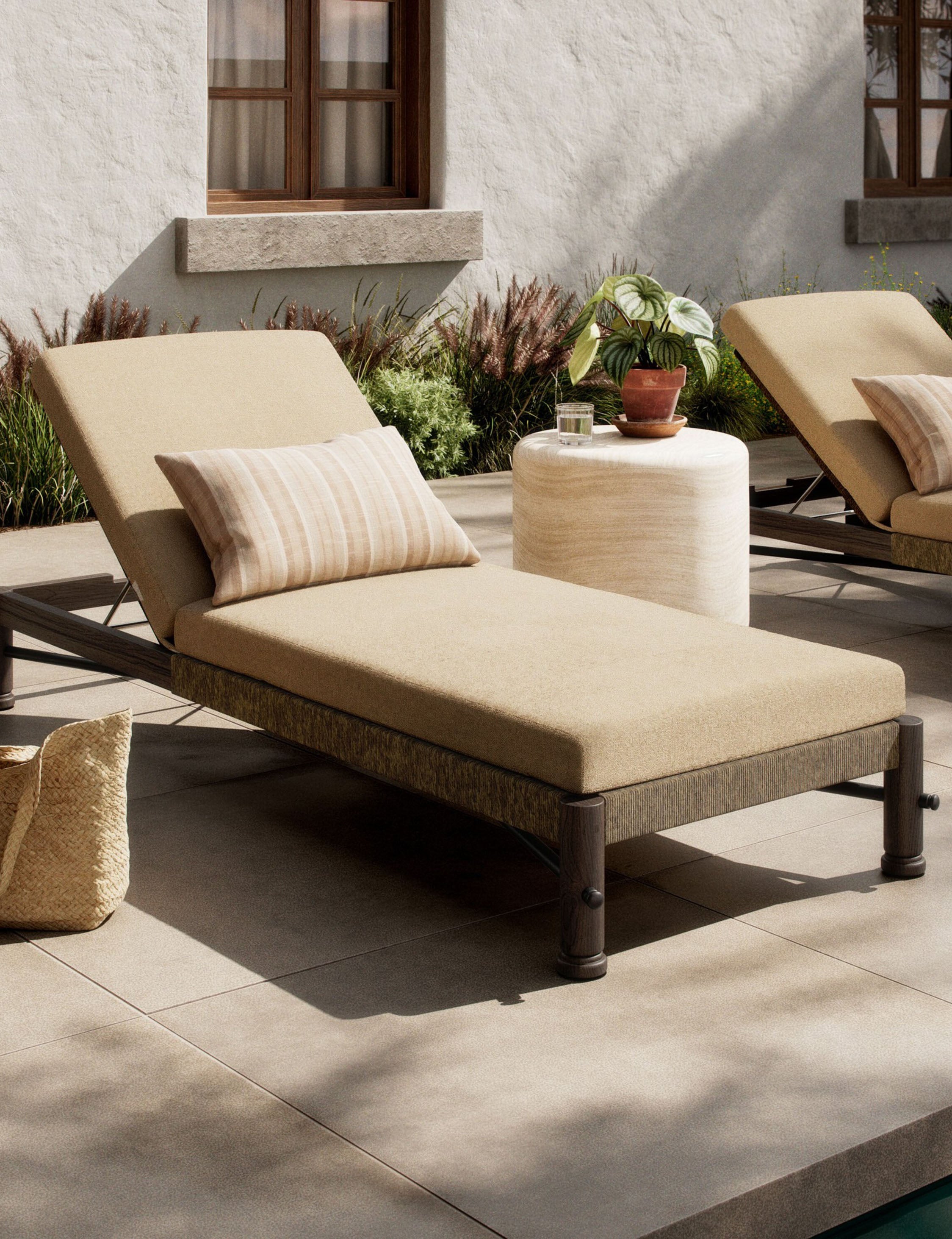 Lulu and Georgia Finnegan Indoor / Outdoor Chaise by Amber Lewis x Four Hands - view 2