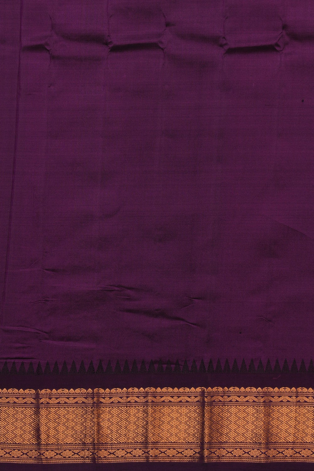 Kalanjali Gadwal Silk Peach Saree – Women's - view 4